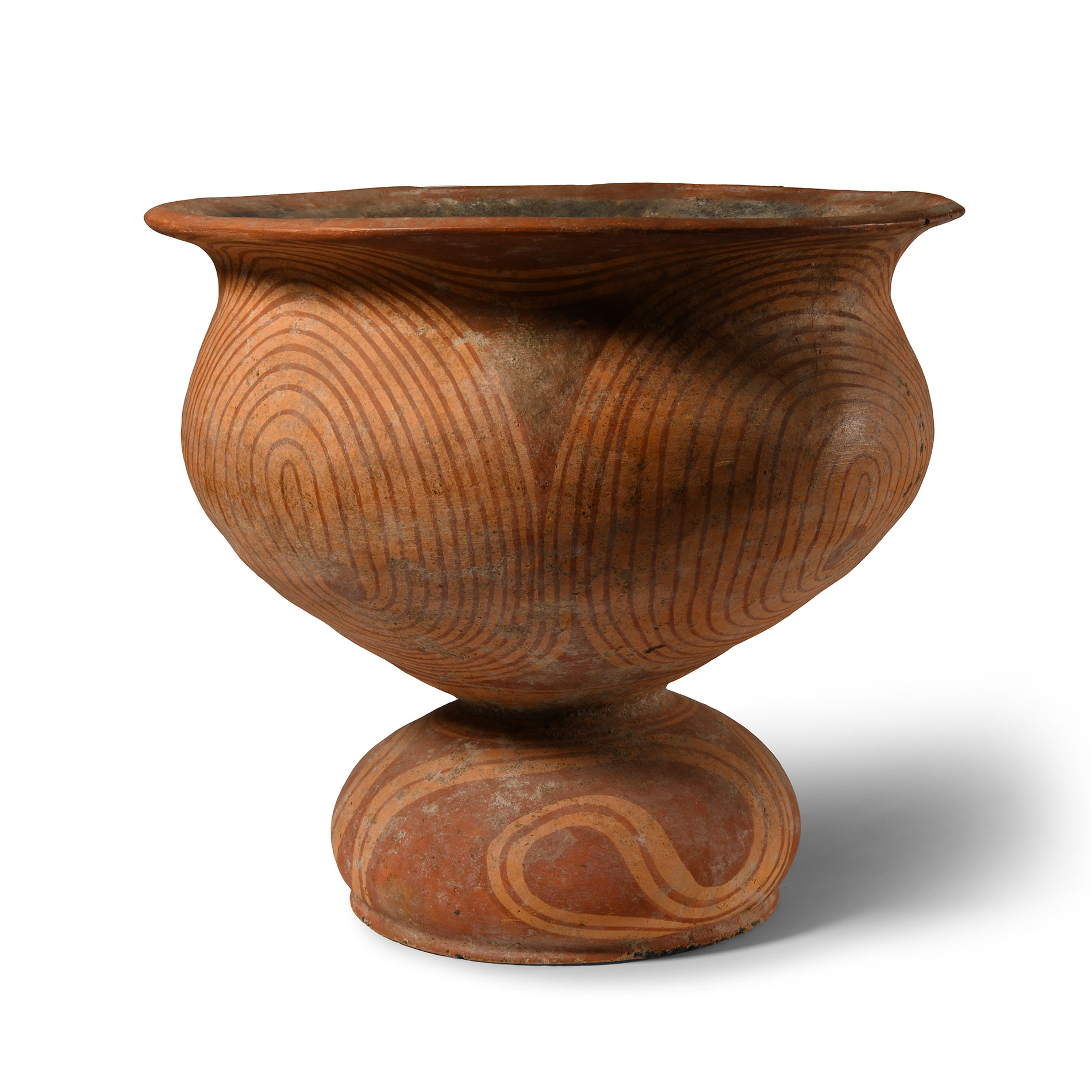 Large Ban Chiang Period Painted Chalice