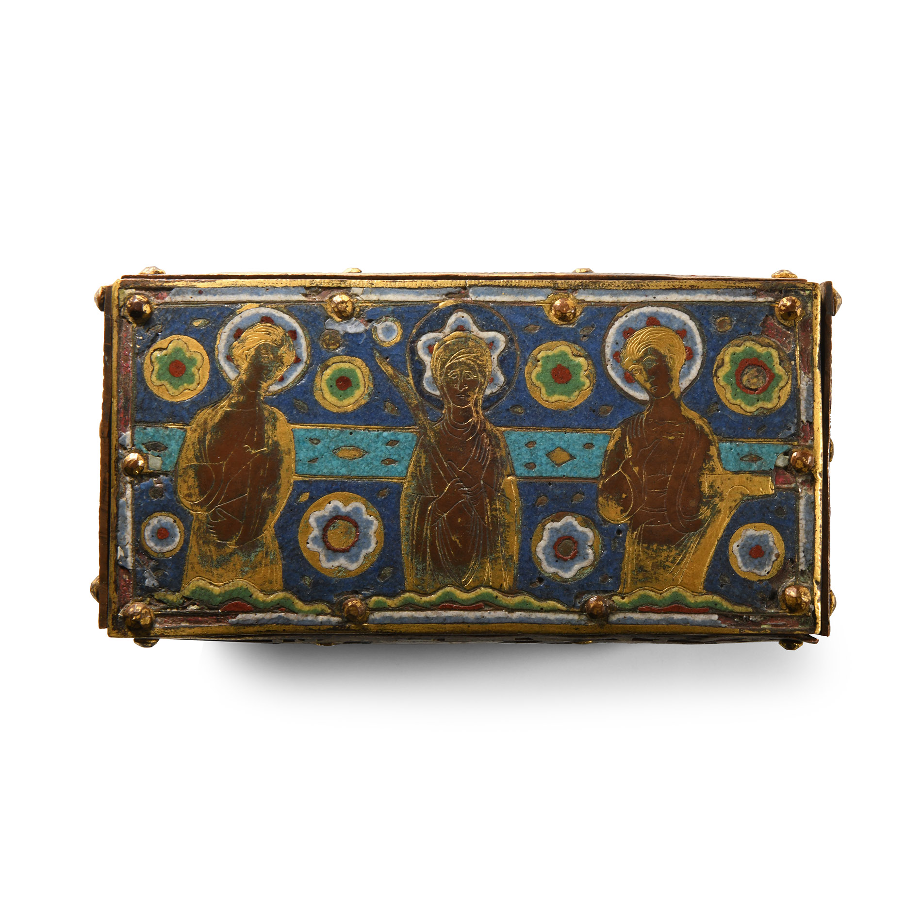 Medieval Chrismatory with Limoges Panels