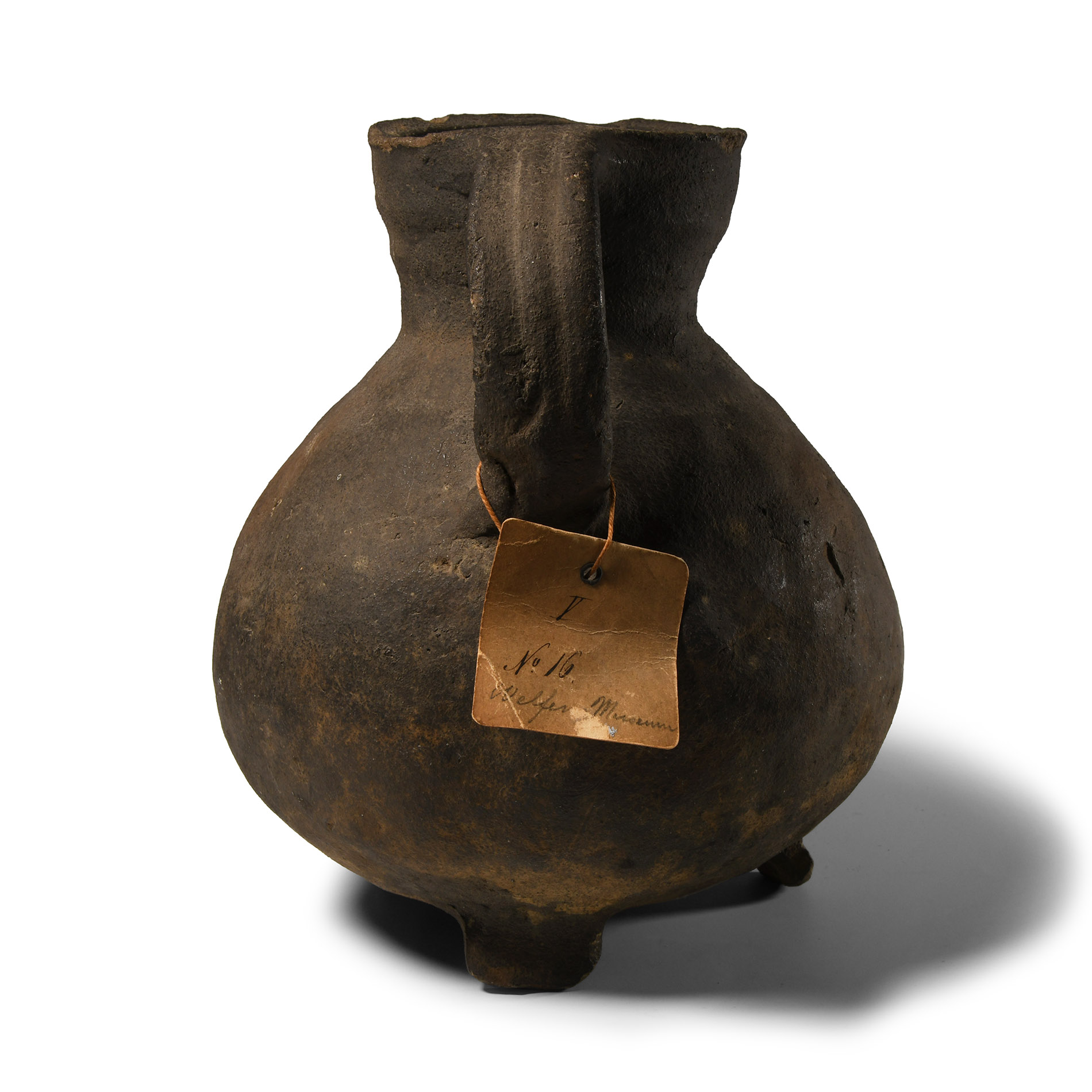 Medieval Globular Tripod Jug