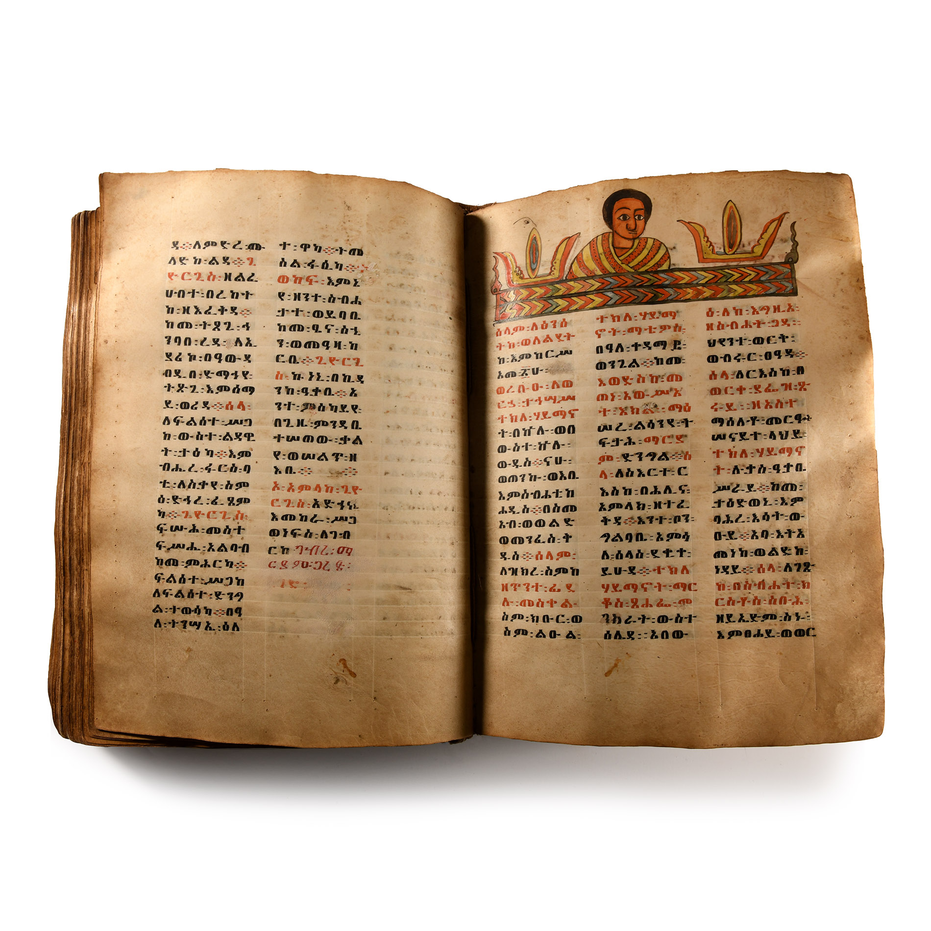 Ethiopian Leather 'Book of Psalms' Codex