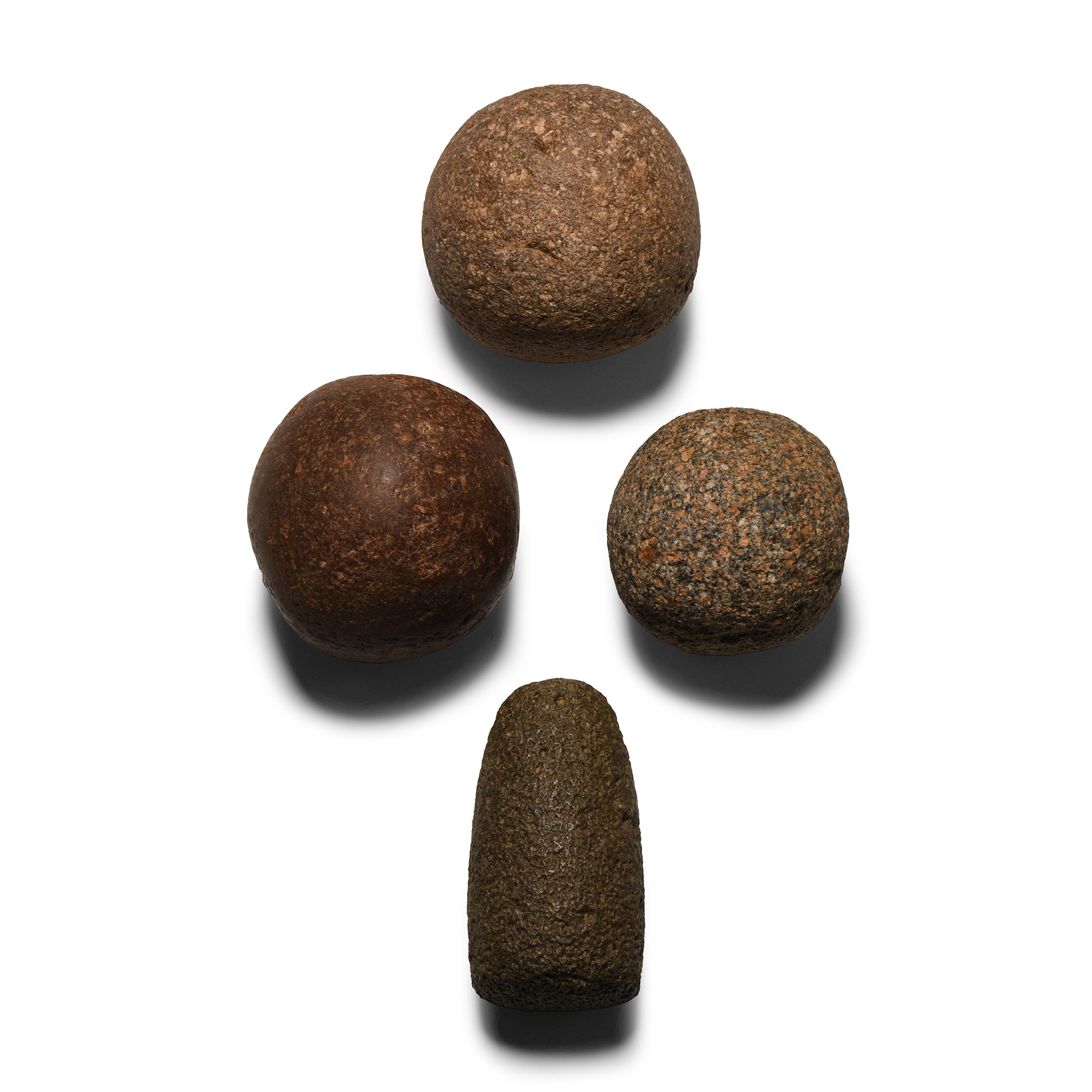 Stone Age Pecked Hammer Stone Collection