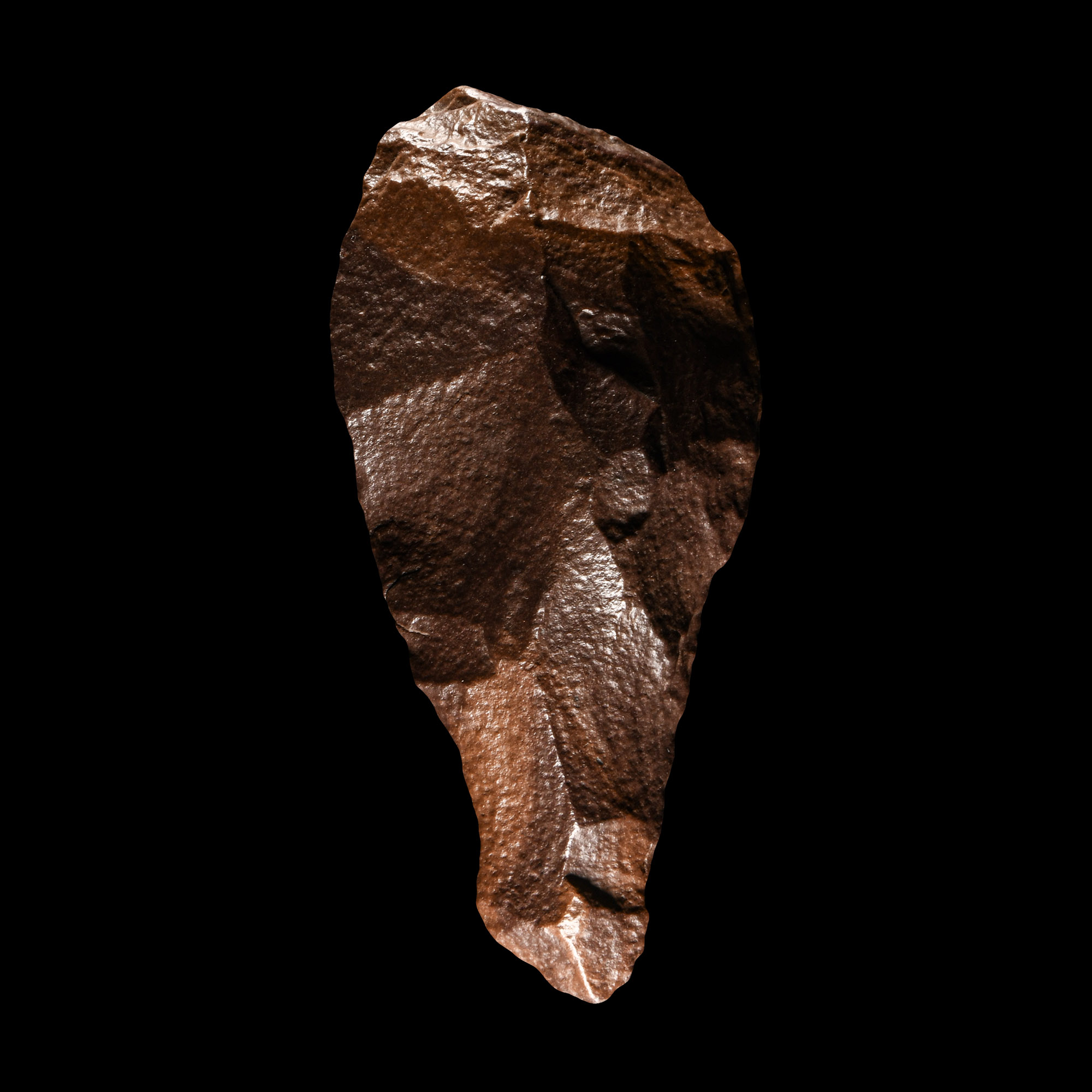 Egyptian Classic Teardrop-Shaped Knapped Handaxe