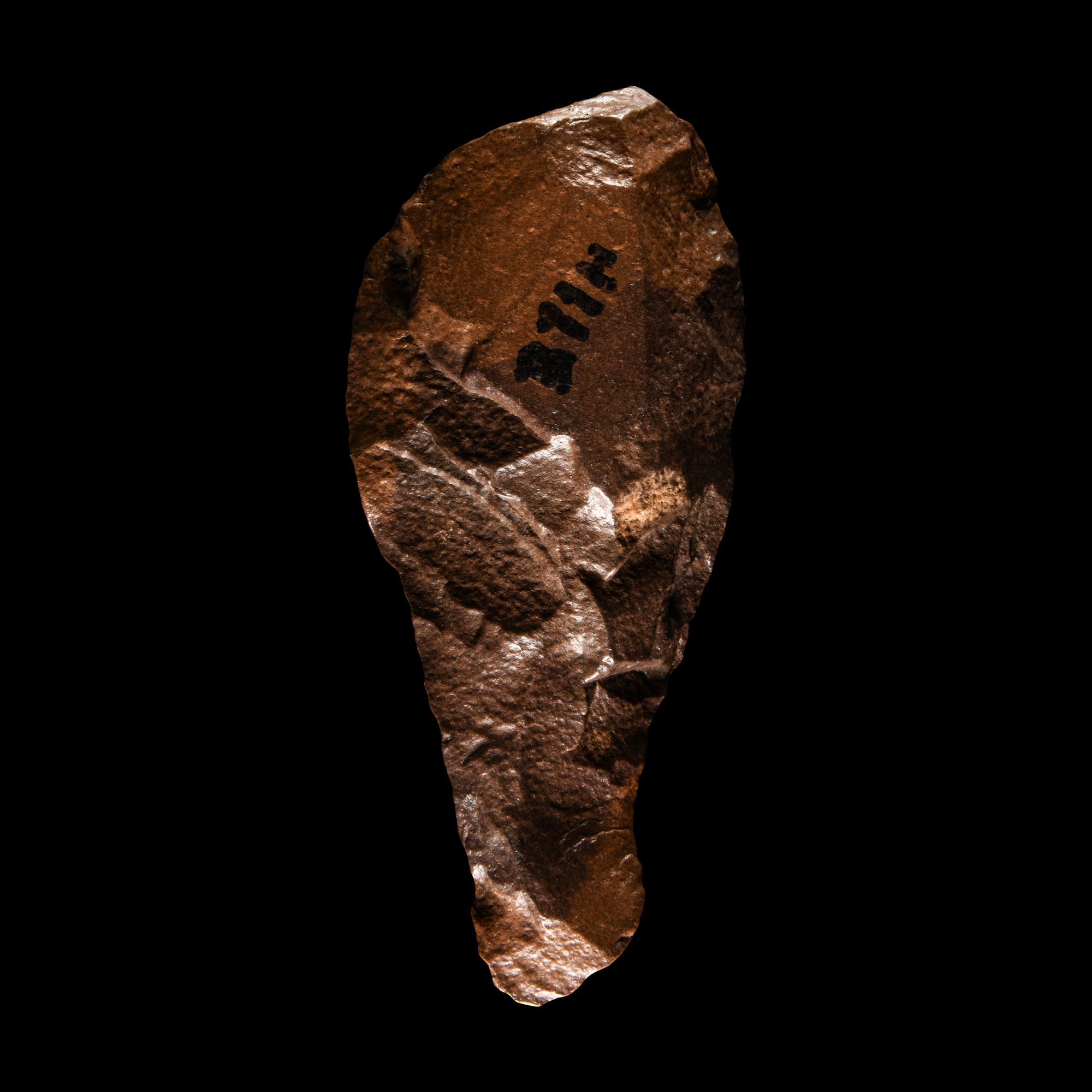 Egyptian Classic Teardrop-Shaped Knapped Handaxe