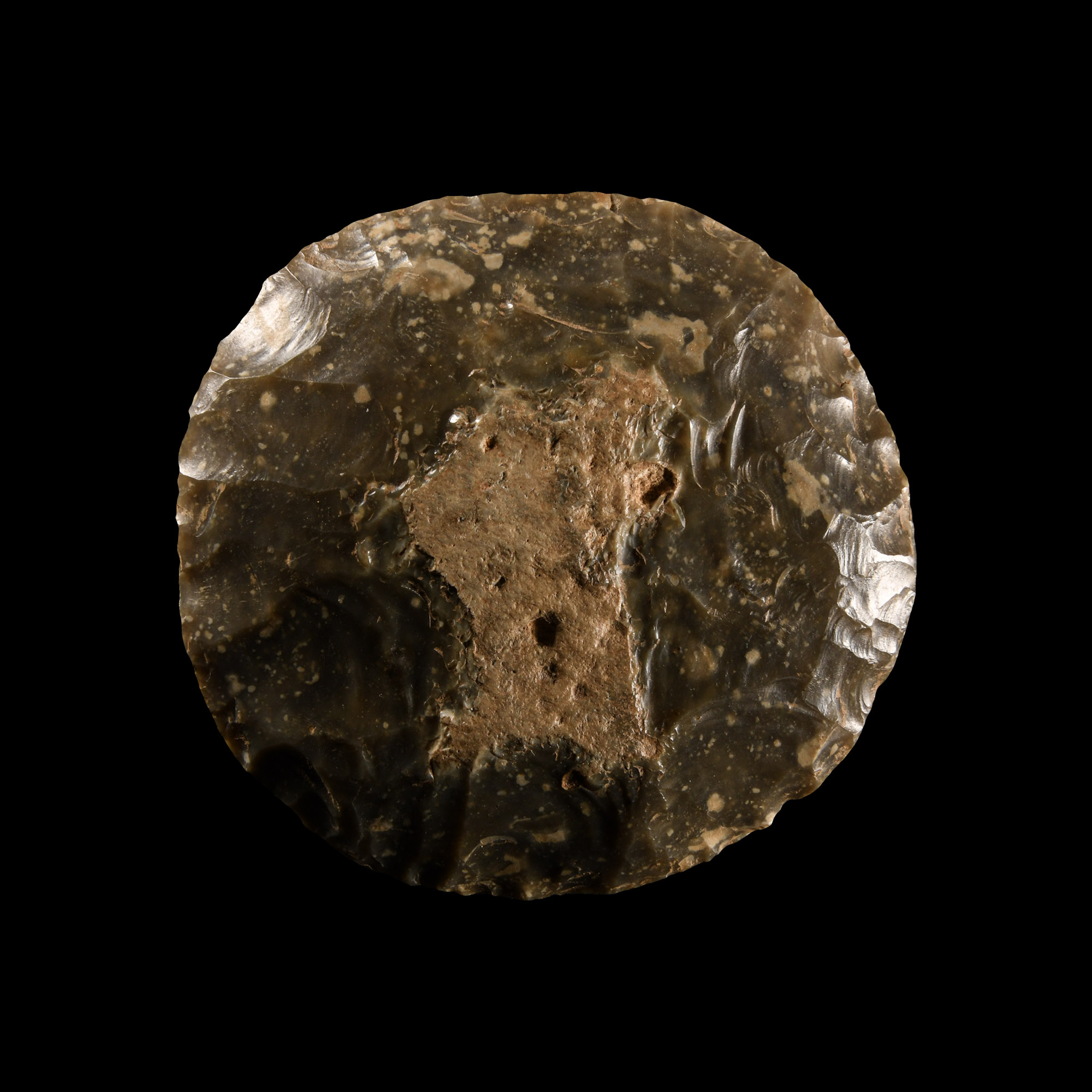 Stone Age Ovate Flint Handaxe