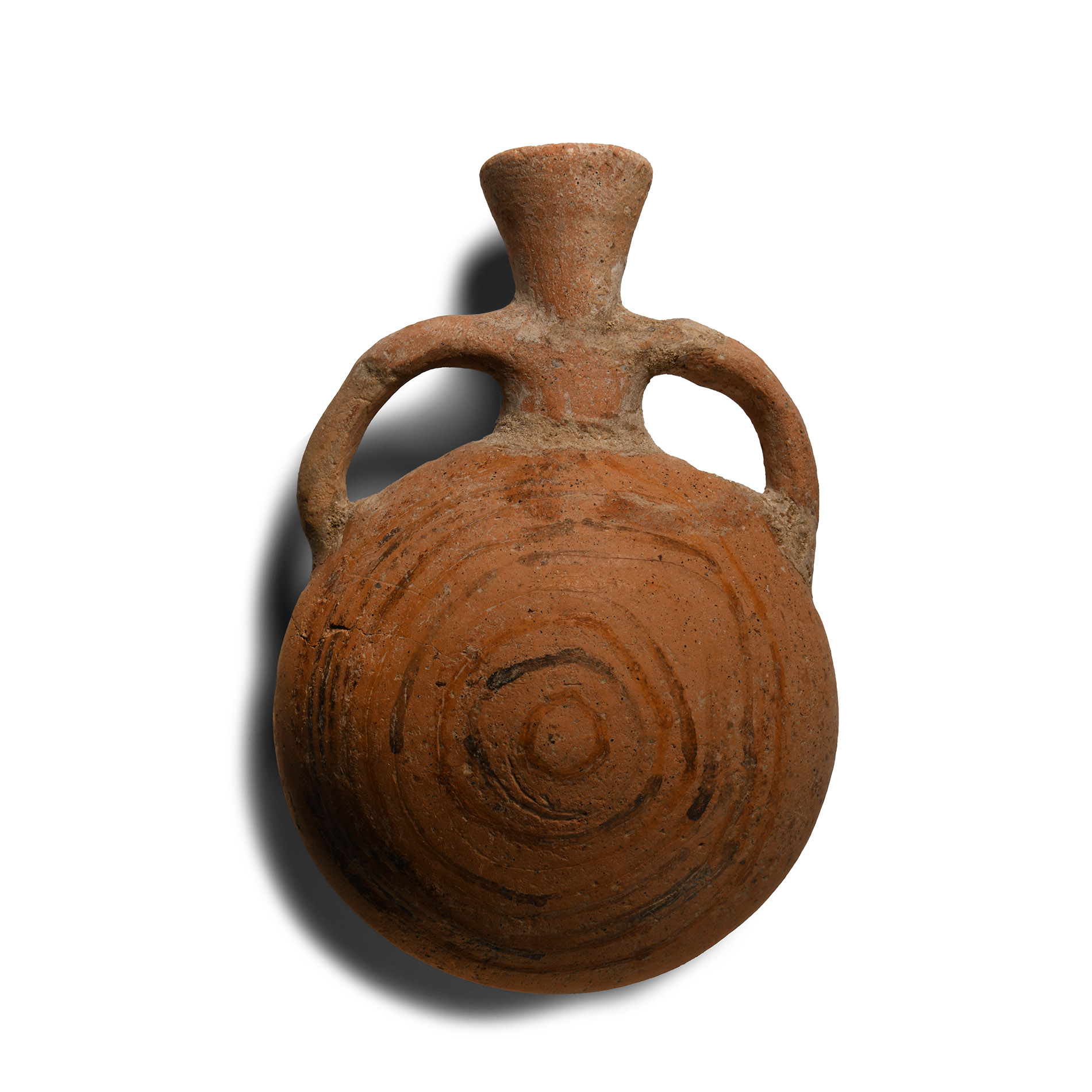 Cypro-Archaic Buff Pottery Pilgrim's Flask