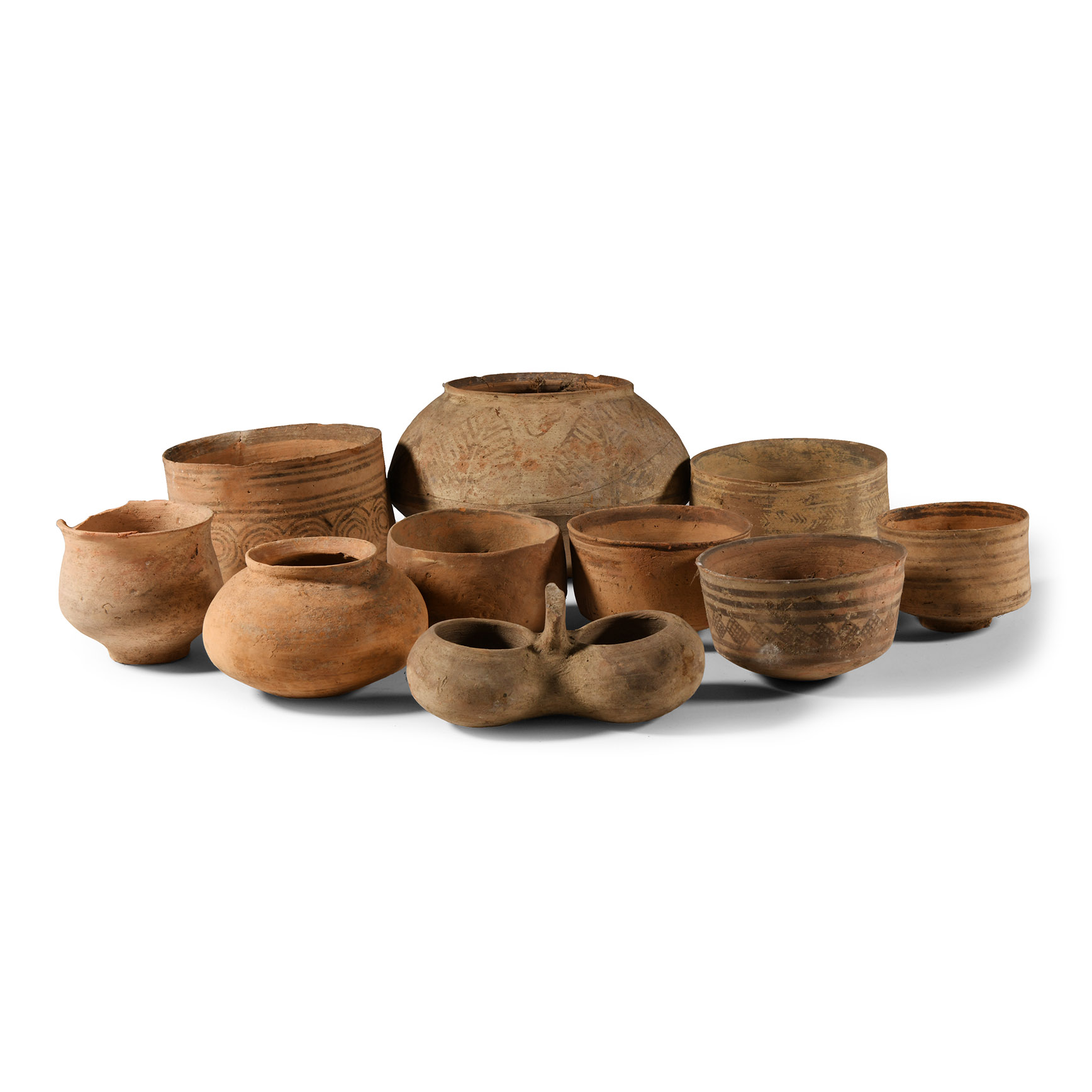 Greek and Indus Valley Terracotta Vessel Collection