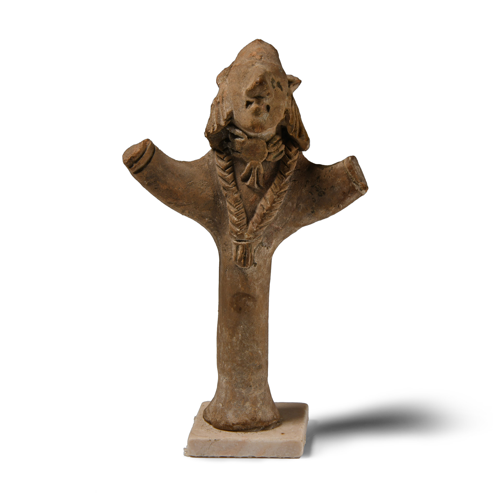 Archaic Greek Terracotta Standing Figure