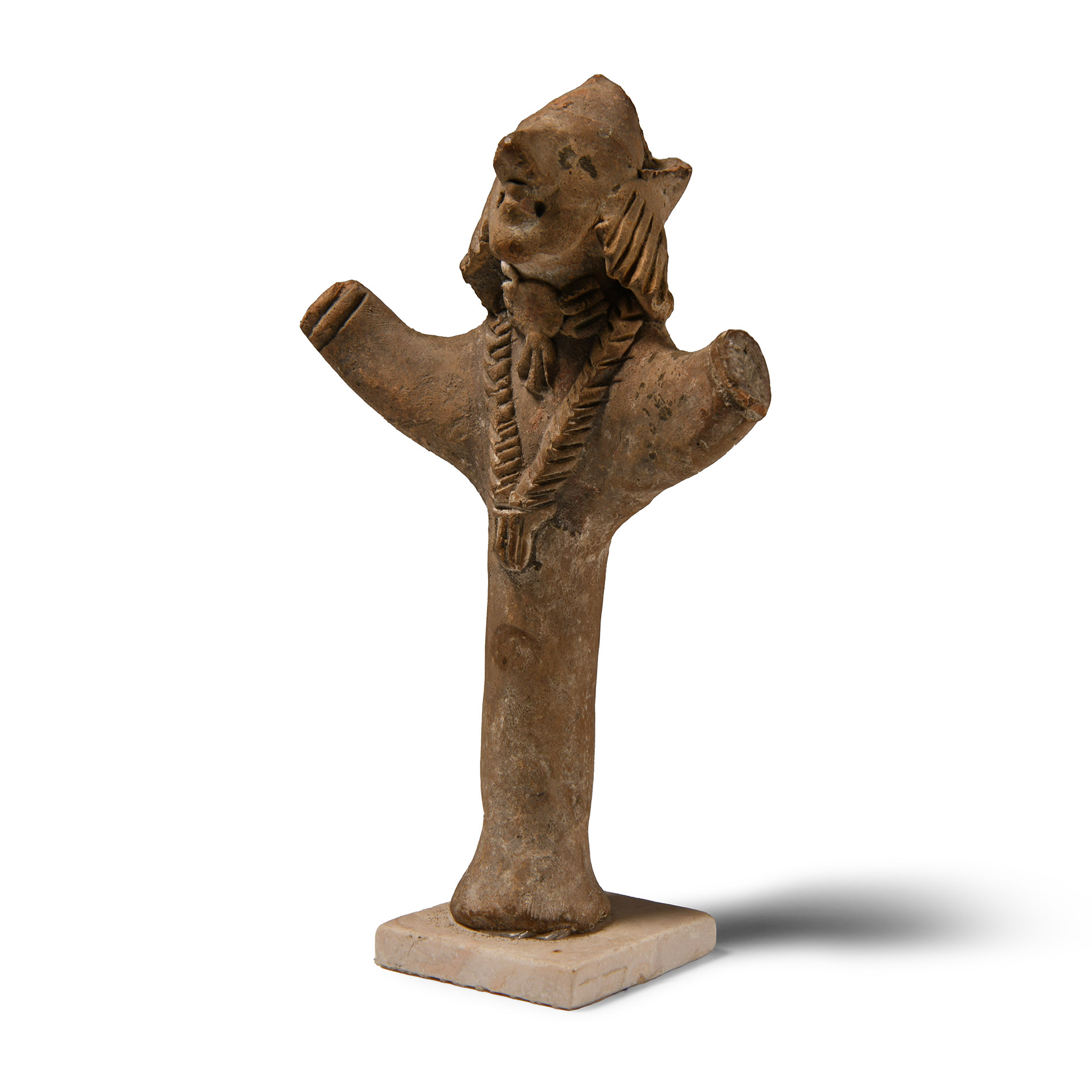Archaic Greek Terracotta Standing Figure