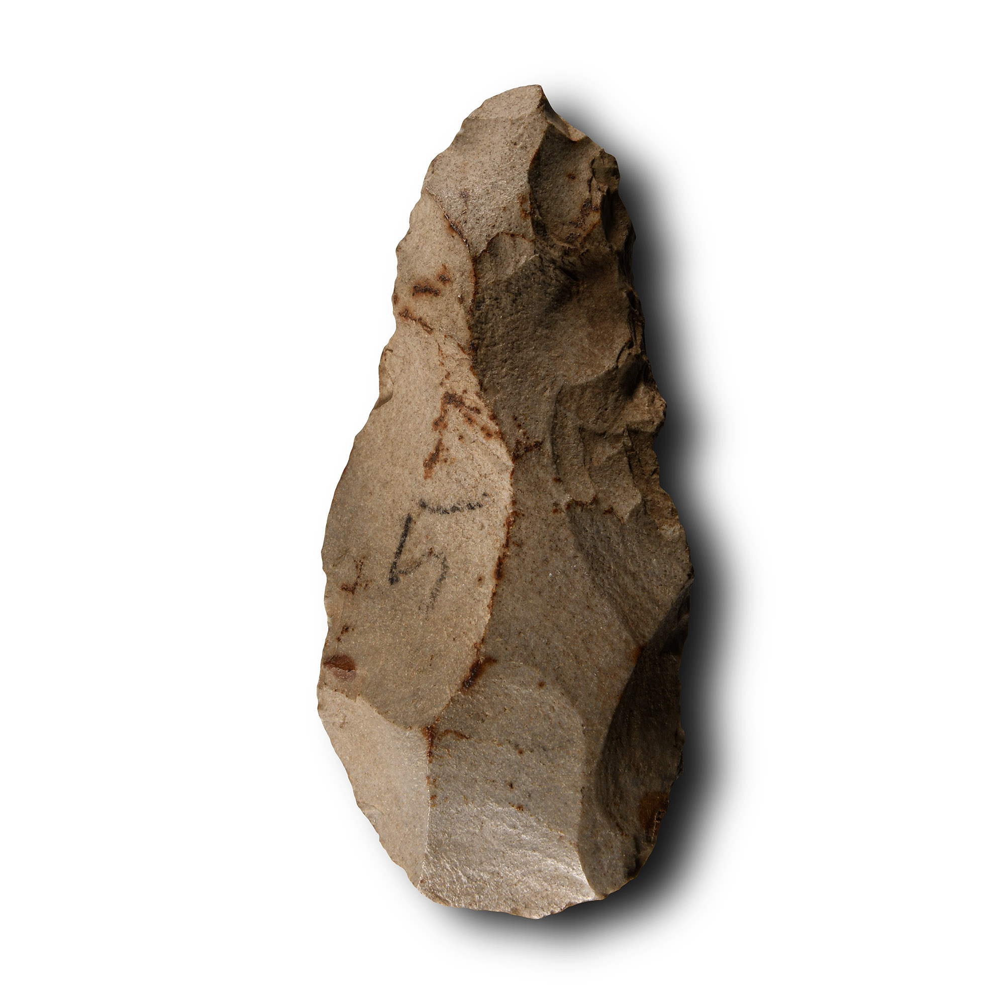 Stone Age 'Cissbury Ring' Knapped Flint Handaxe