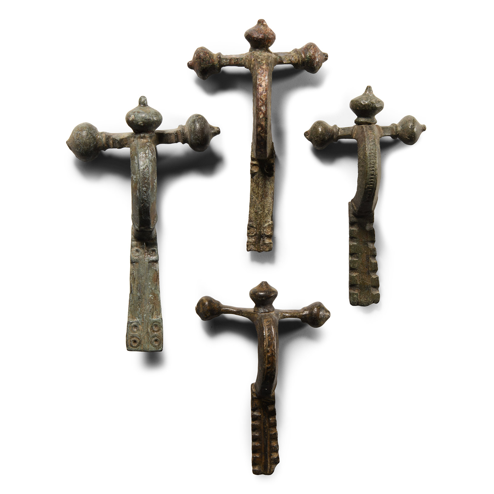 Roman Bronze Crossbow Brooch Group