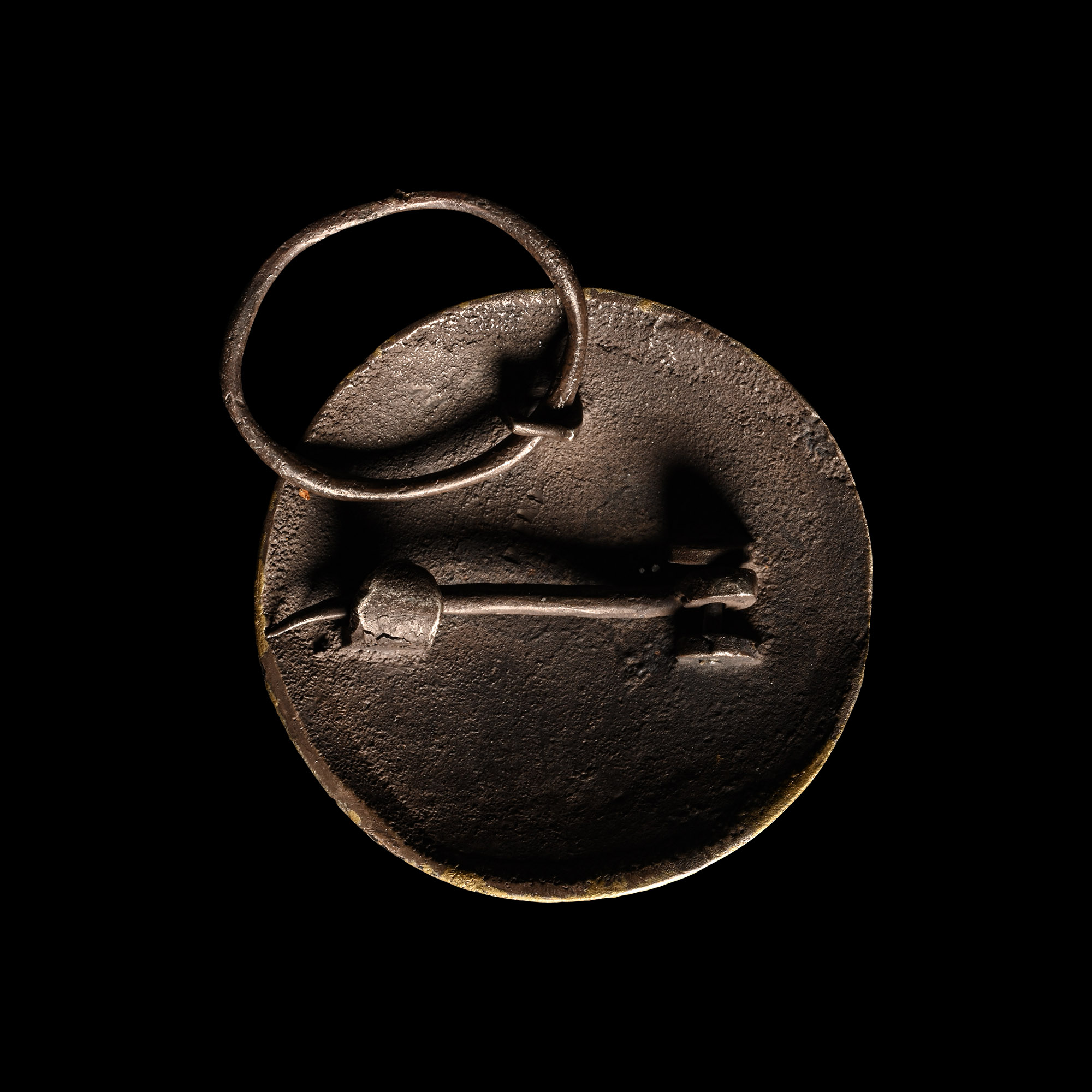 Viking Age Silver-Gilt Brooch with Interlaced Birds