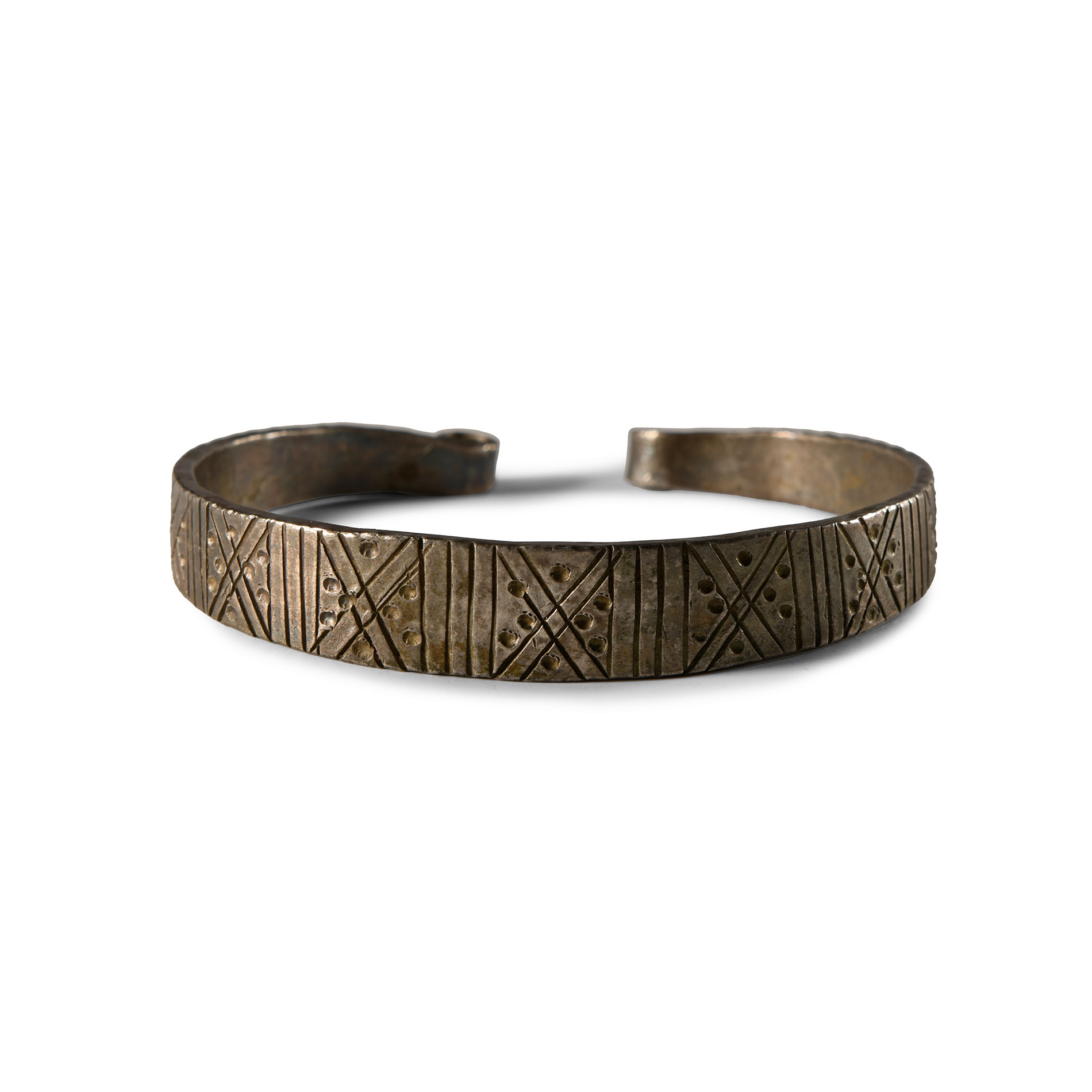 Viking Age Decorated Silver Bracelet