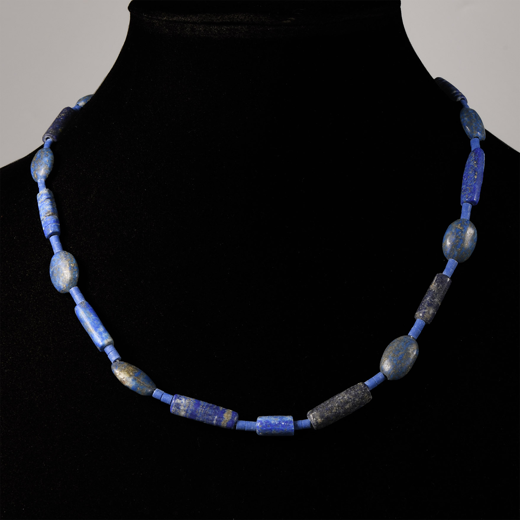 Bactrian Style Lapis Lazuli Bead Necklace