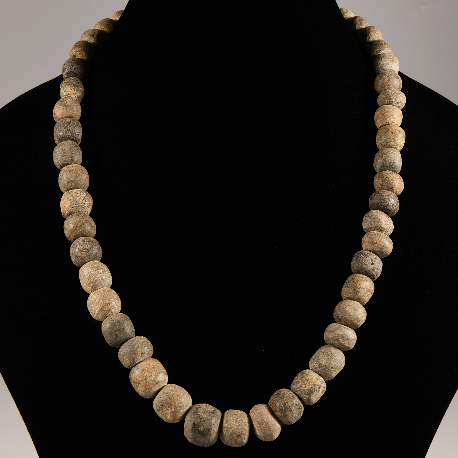Natural History - Woolly Mammoth Bone Bead Necklace String