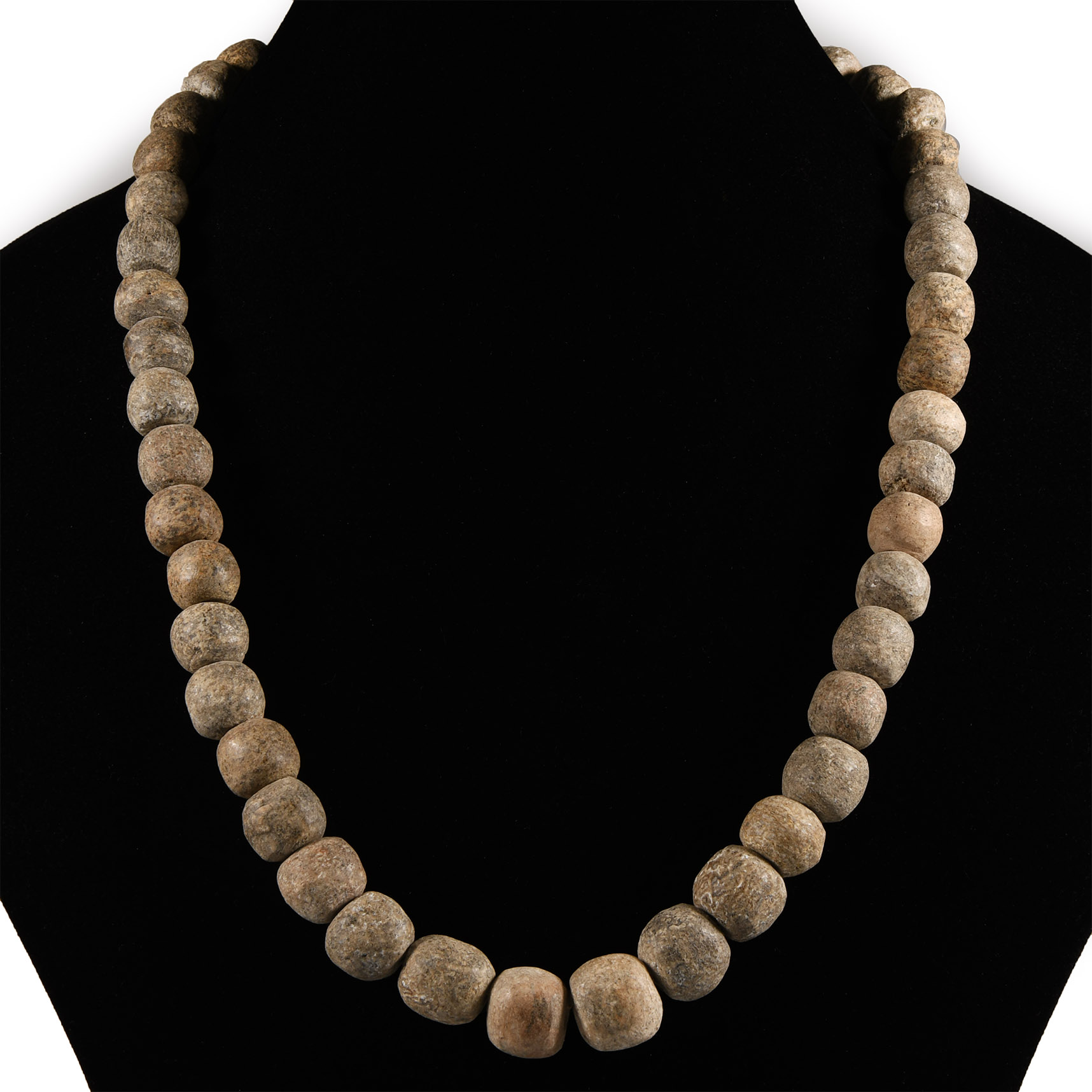 Natural History - Woolly Mammoth Bone Bead Necklace String
