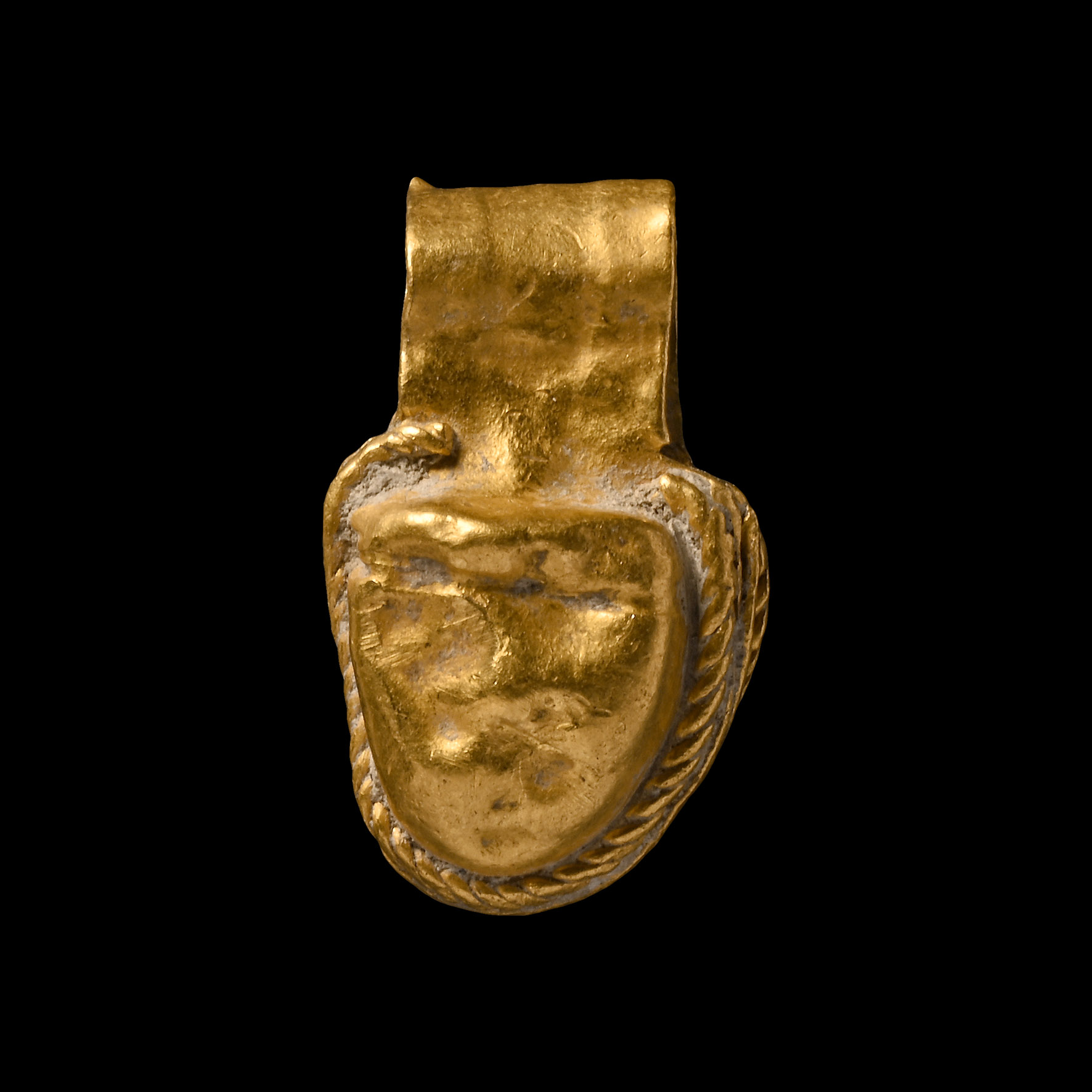 Large Medieval Gold Reliquary Holder