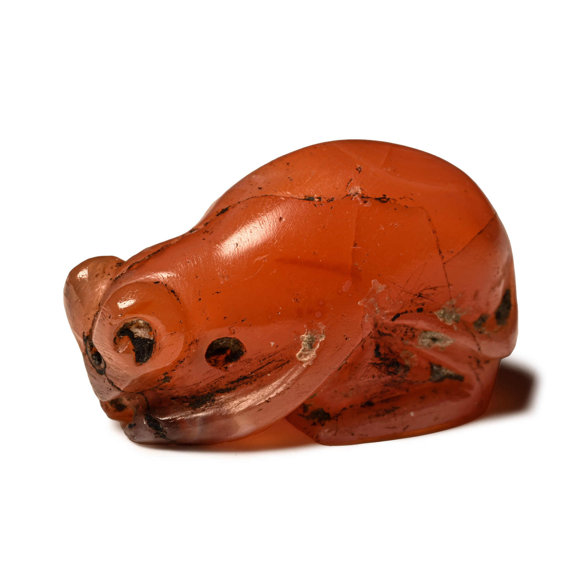 Mesopotamian Carnelian Mouse Amulet