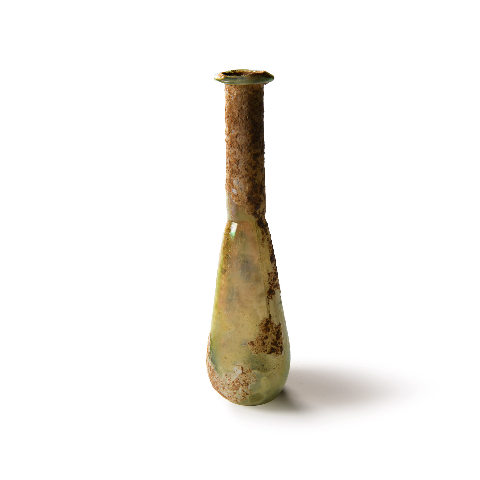 Roman Pale Blue Glass Unguentarium