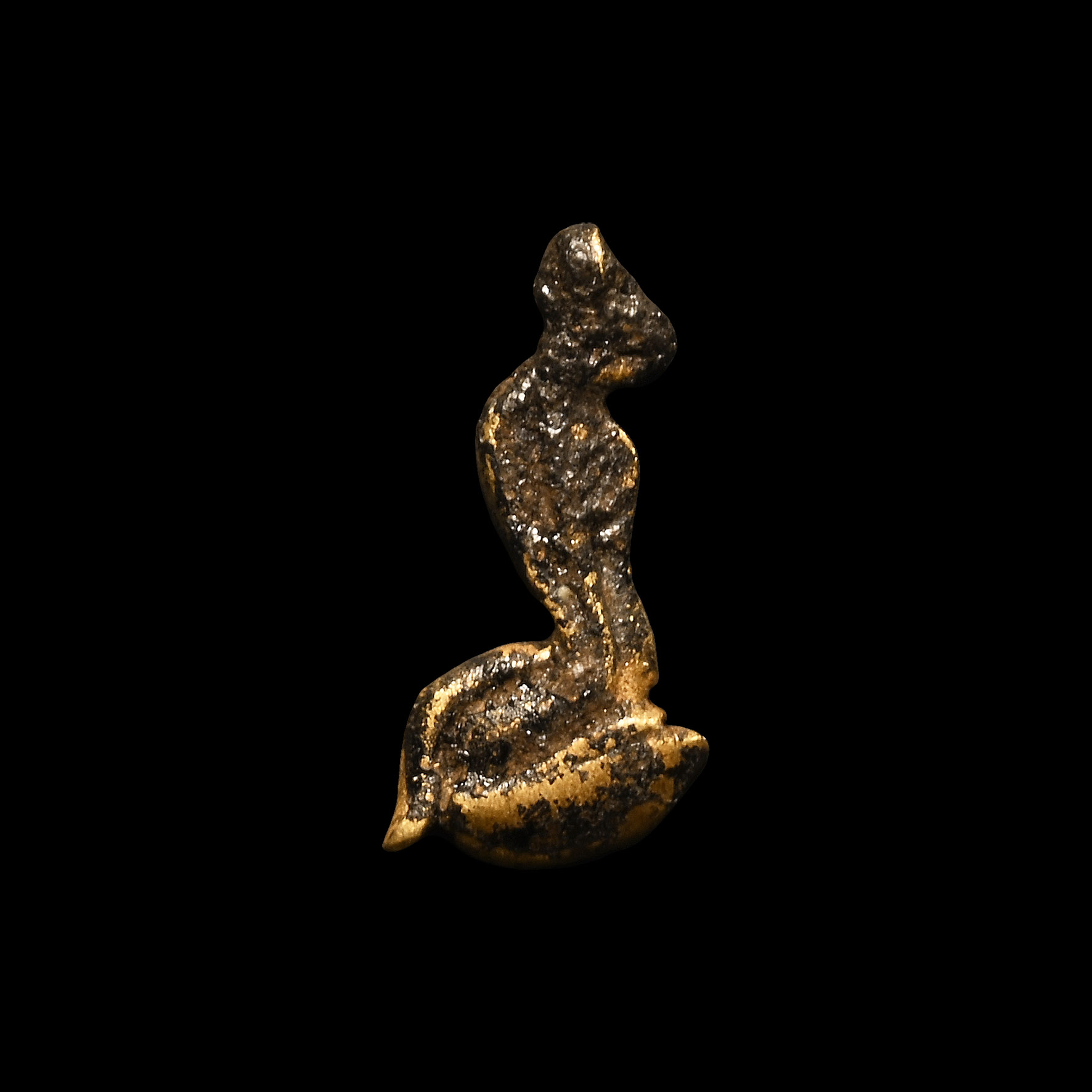 Egyptian Gold Uraeus Amulet