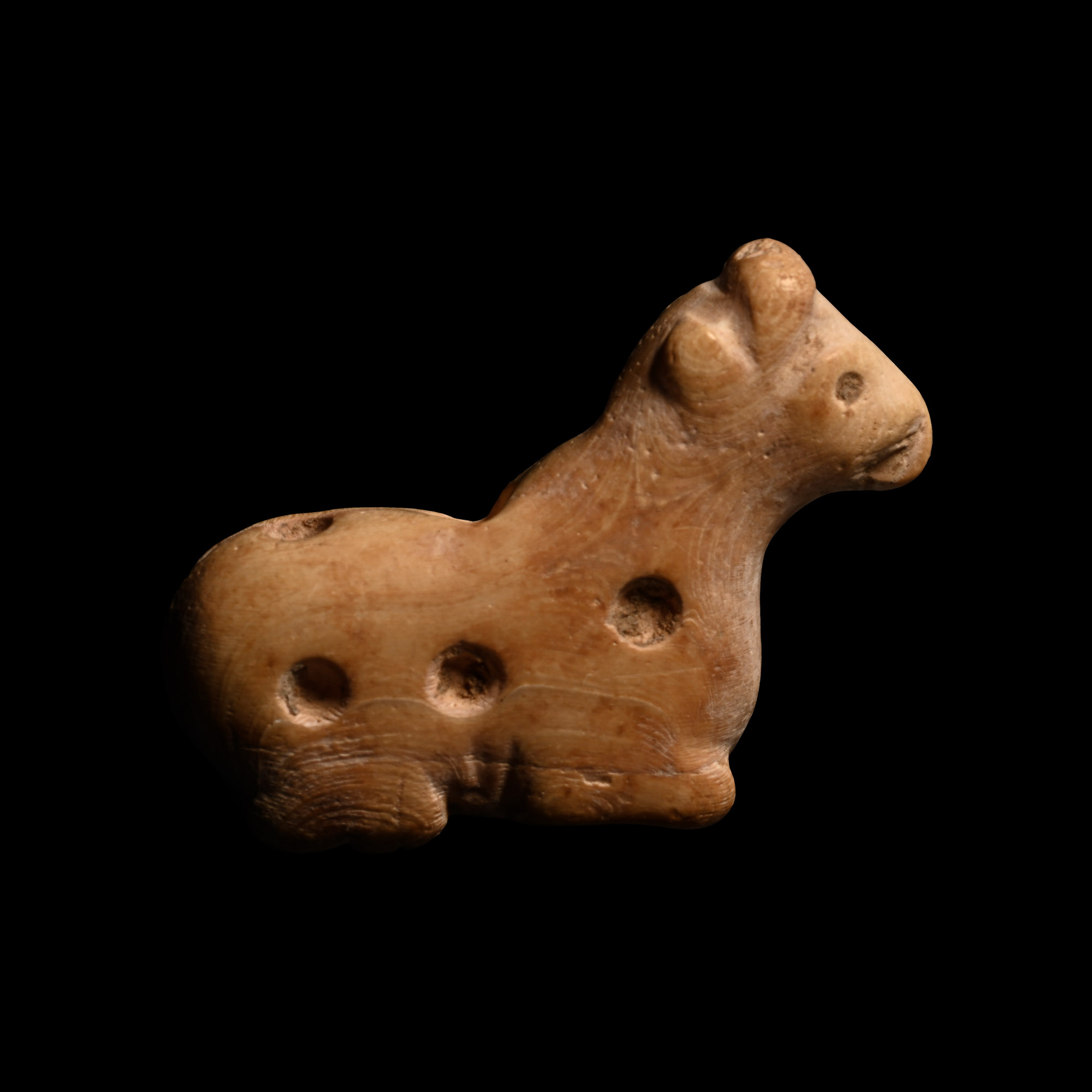 Jemdat Nasr Type Alabaster Animal Amulet
