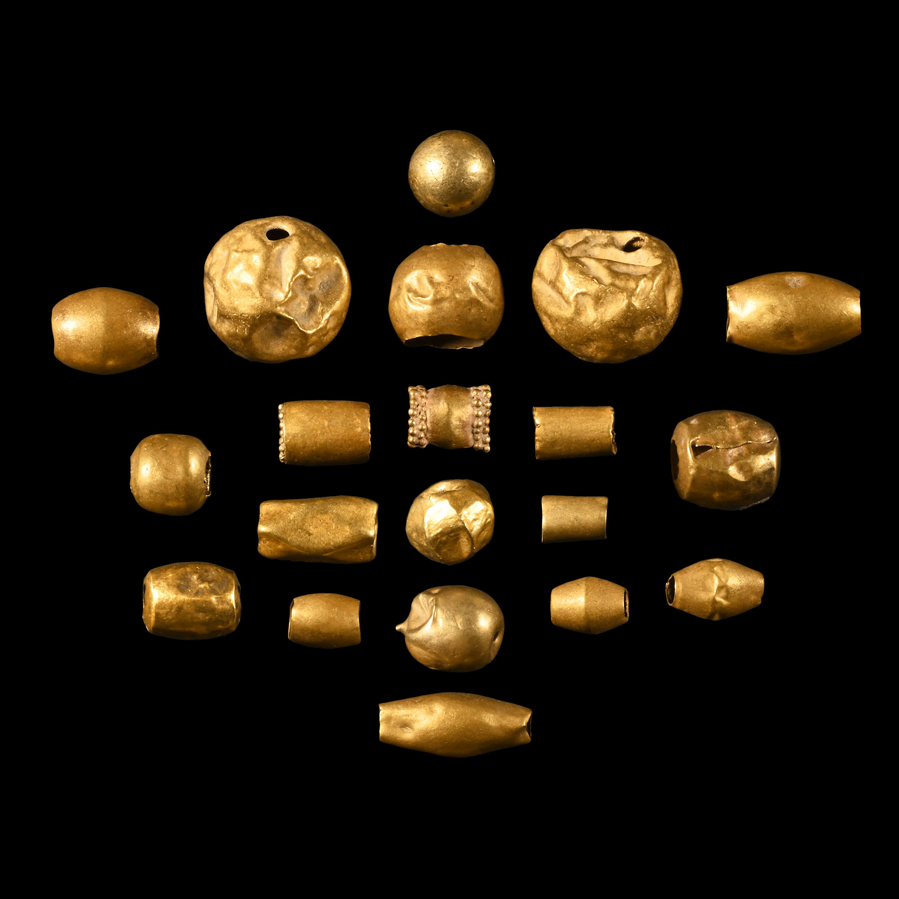 Western Asiatic Gold Bead Group