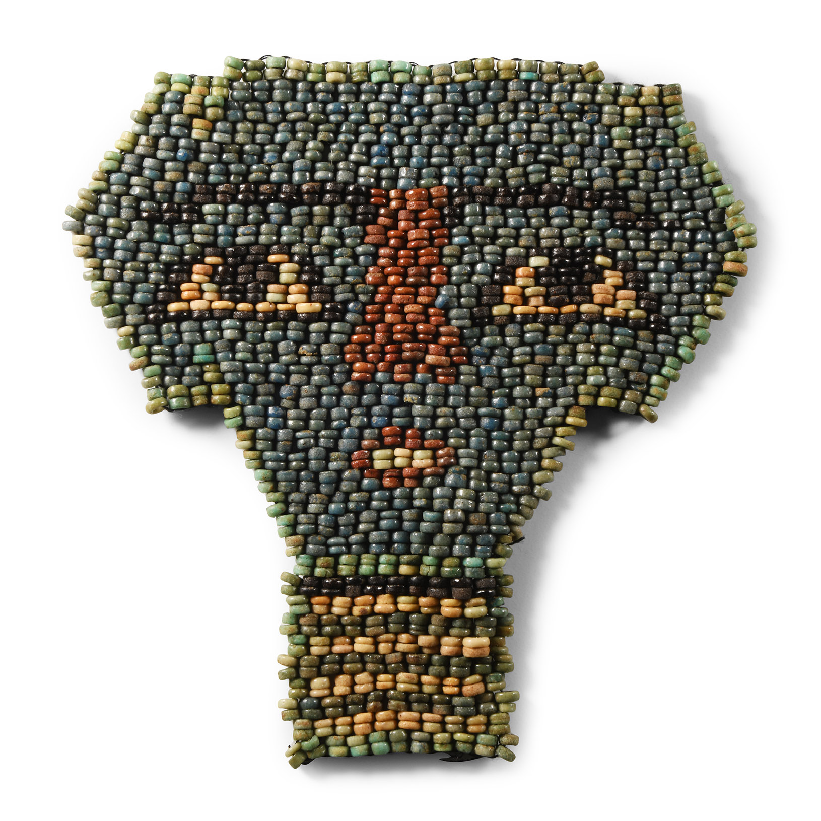 Egyptian Faience Mummy Bead Mask