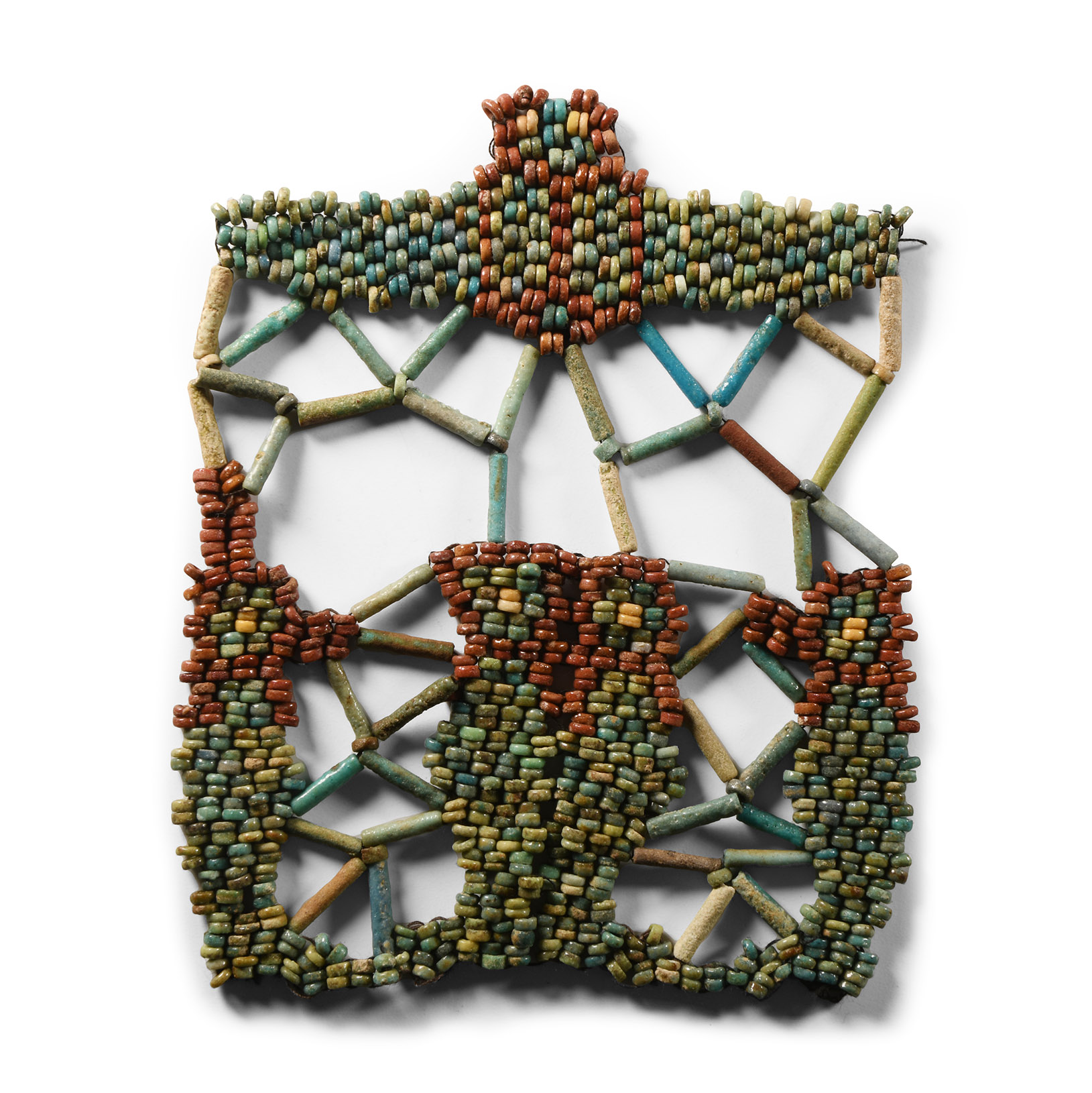 Egyptian Faience Beaded Four Sons of Horus