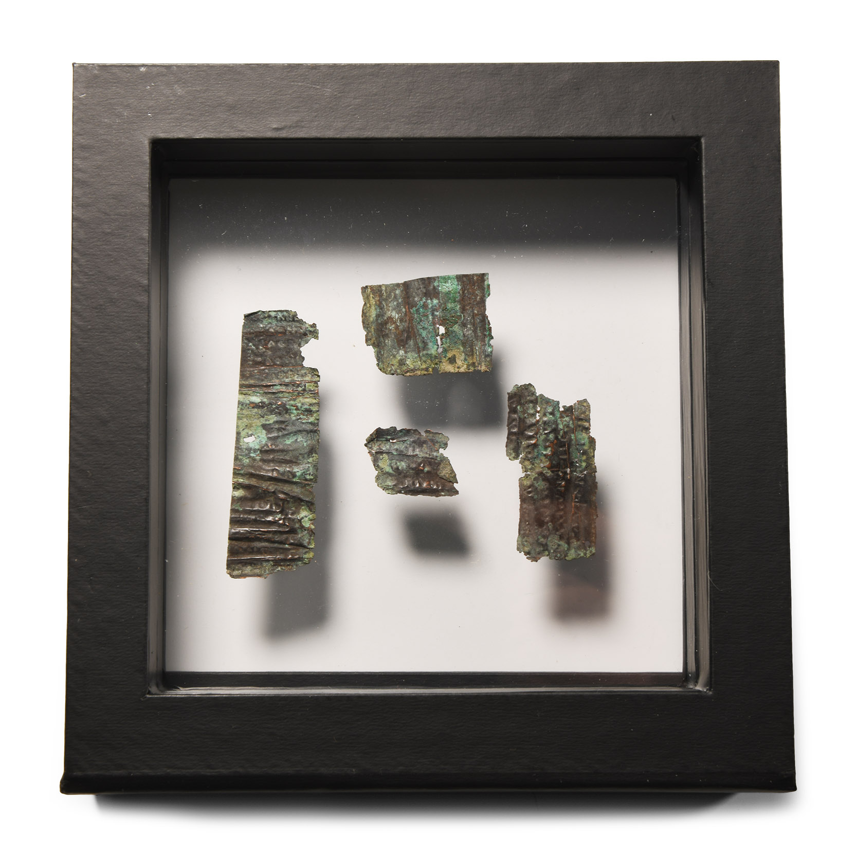 Aramaic Fragmentary Bronze Scroll Text