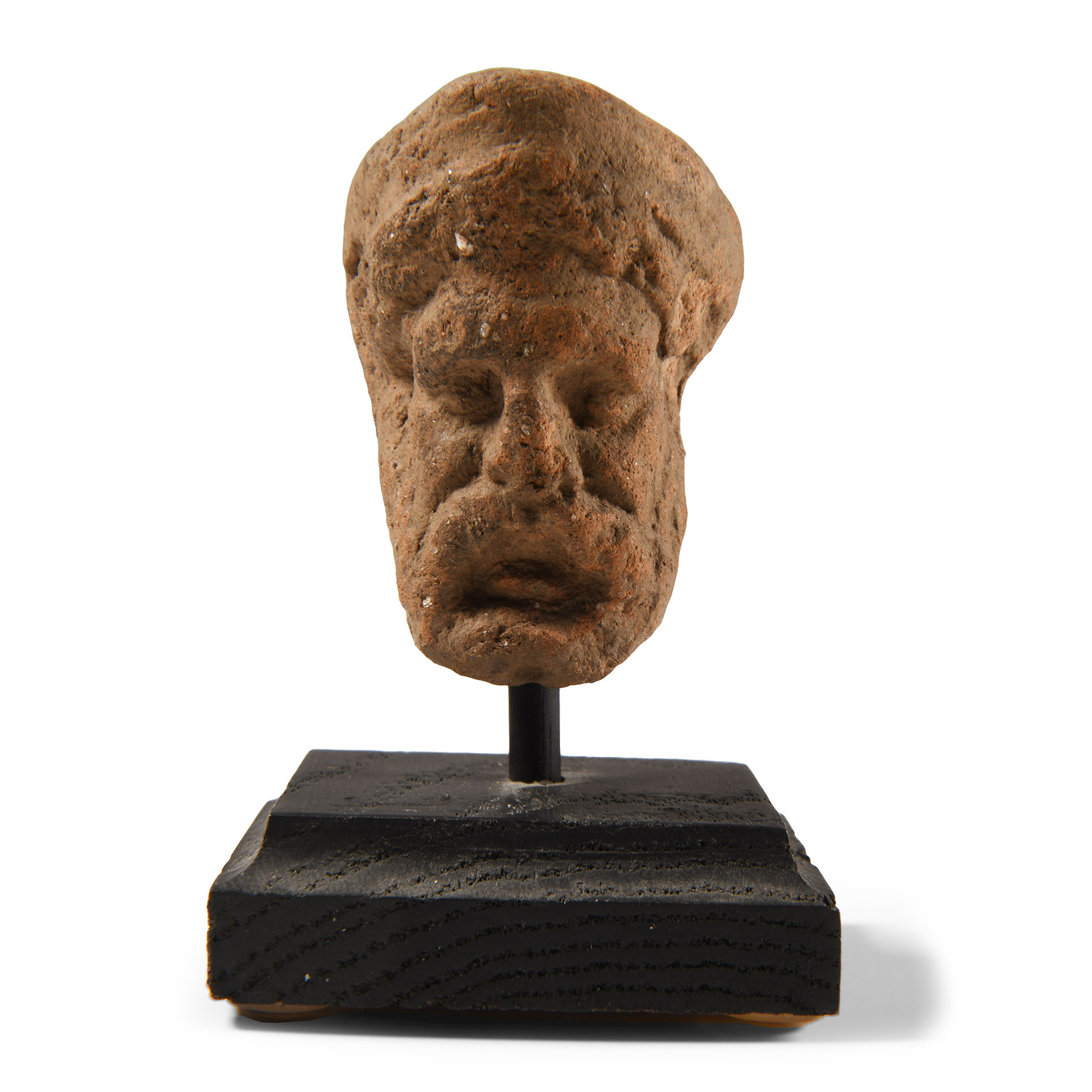 Greek Terracotta Head of Zeus