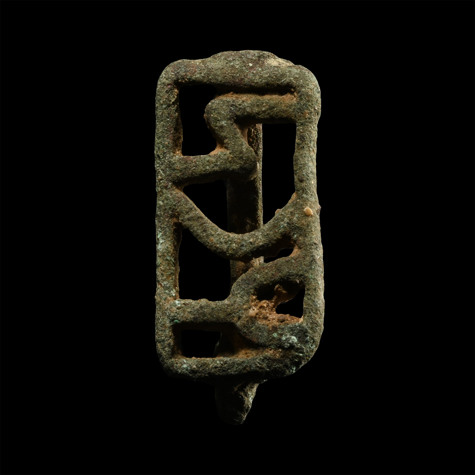 Bactrian Inscribed Bronze Openwork Seal