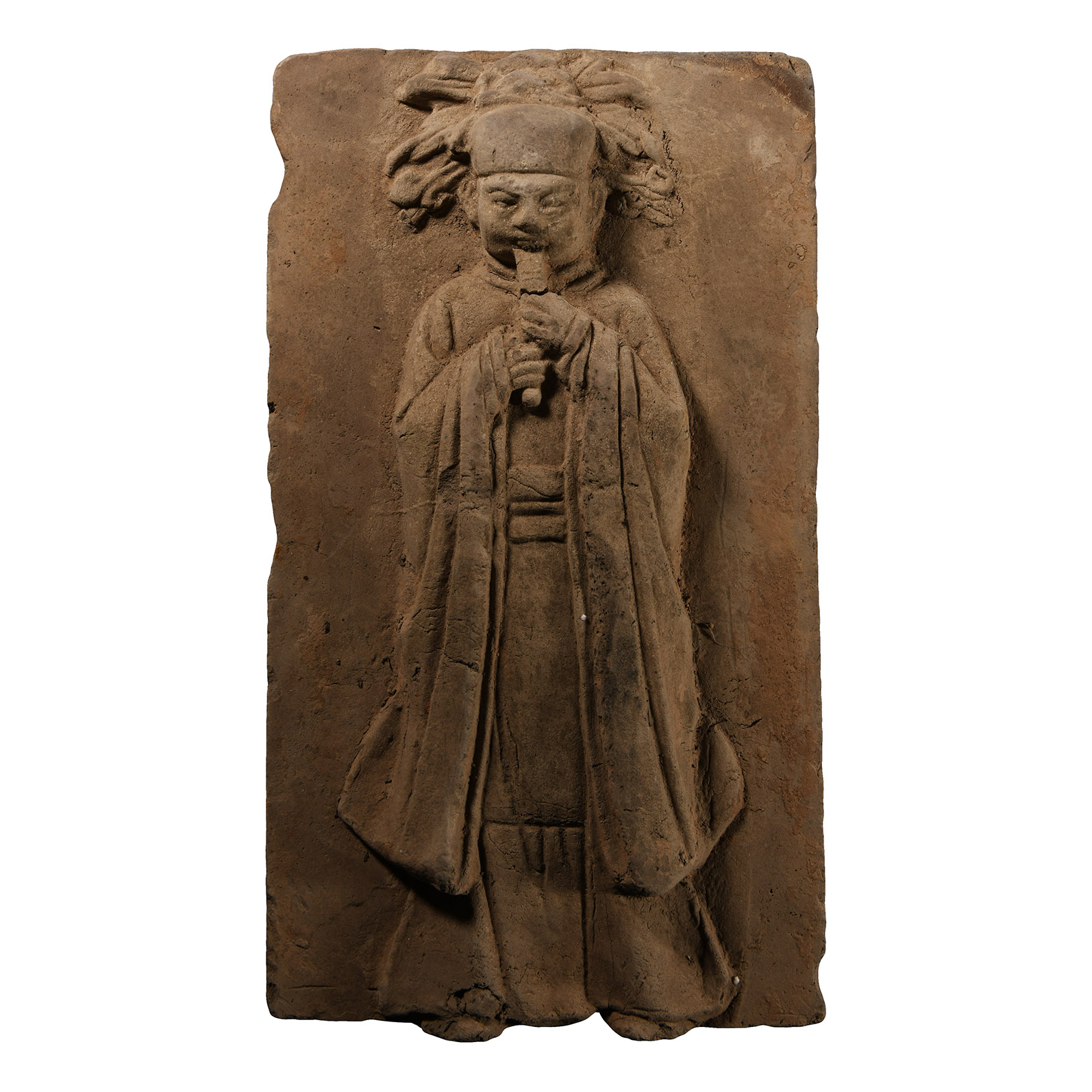 Chinese Song Terracotta Tile with Philosopher