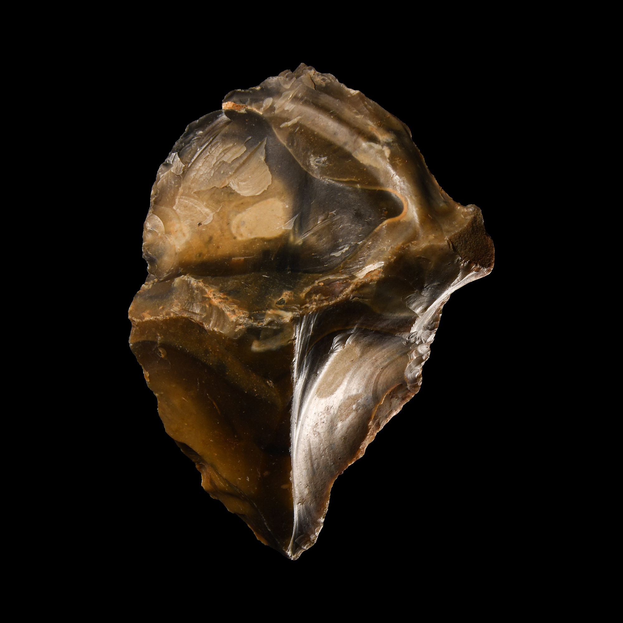 Stone Age Twydall Knapped Flint Proto-Handaxe