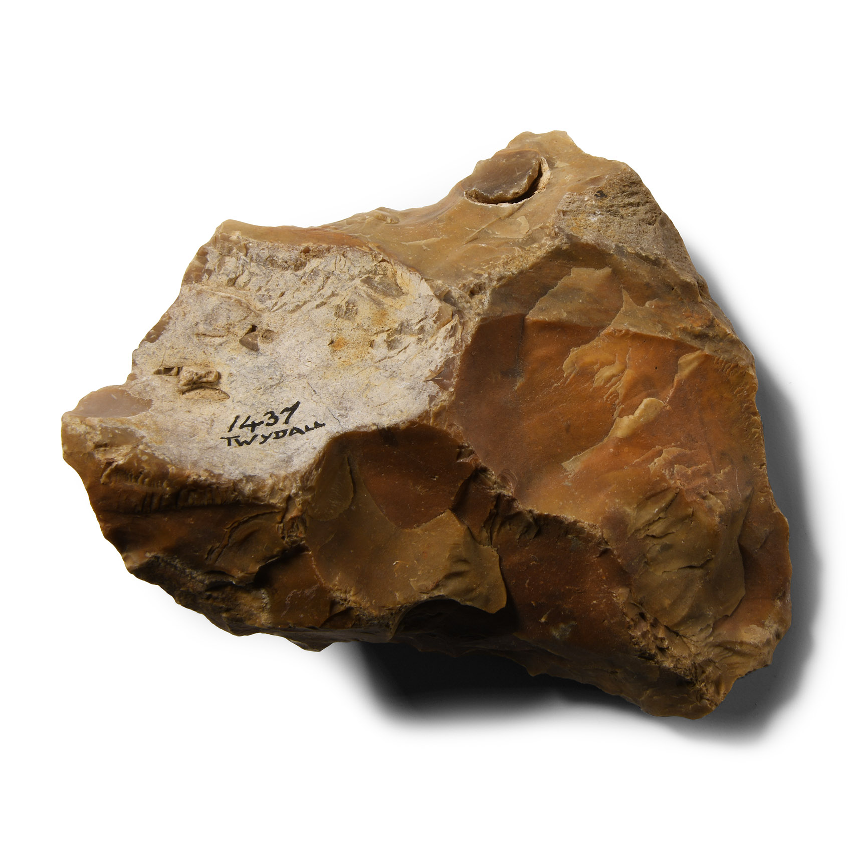 Stone Age Twydall Knapped Flint Proto-Handaxe