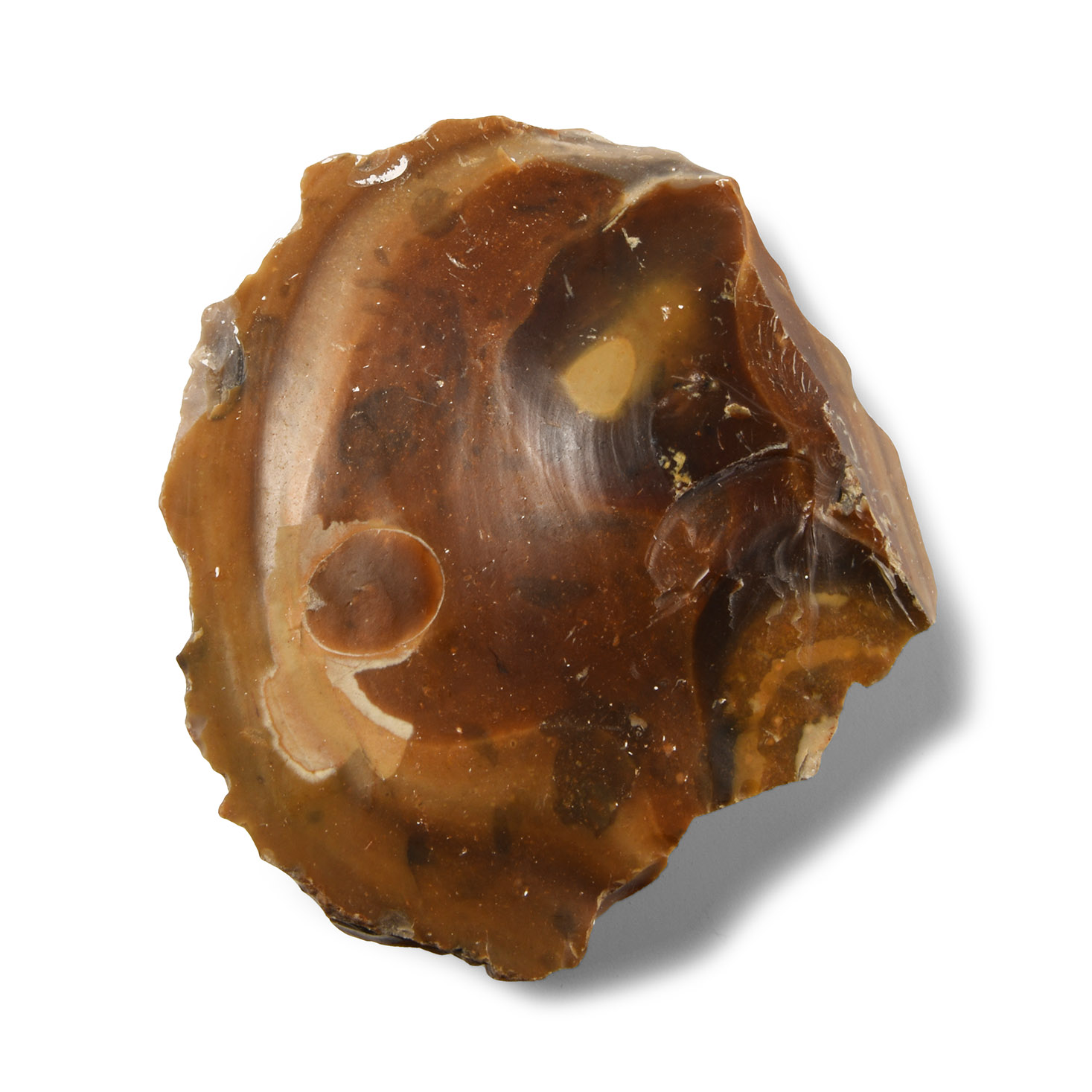 Large Stone Age Twydall Knapped Flint Scraper Tool