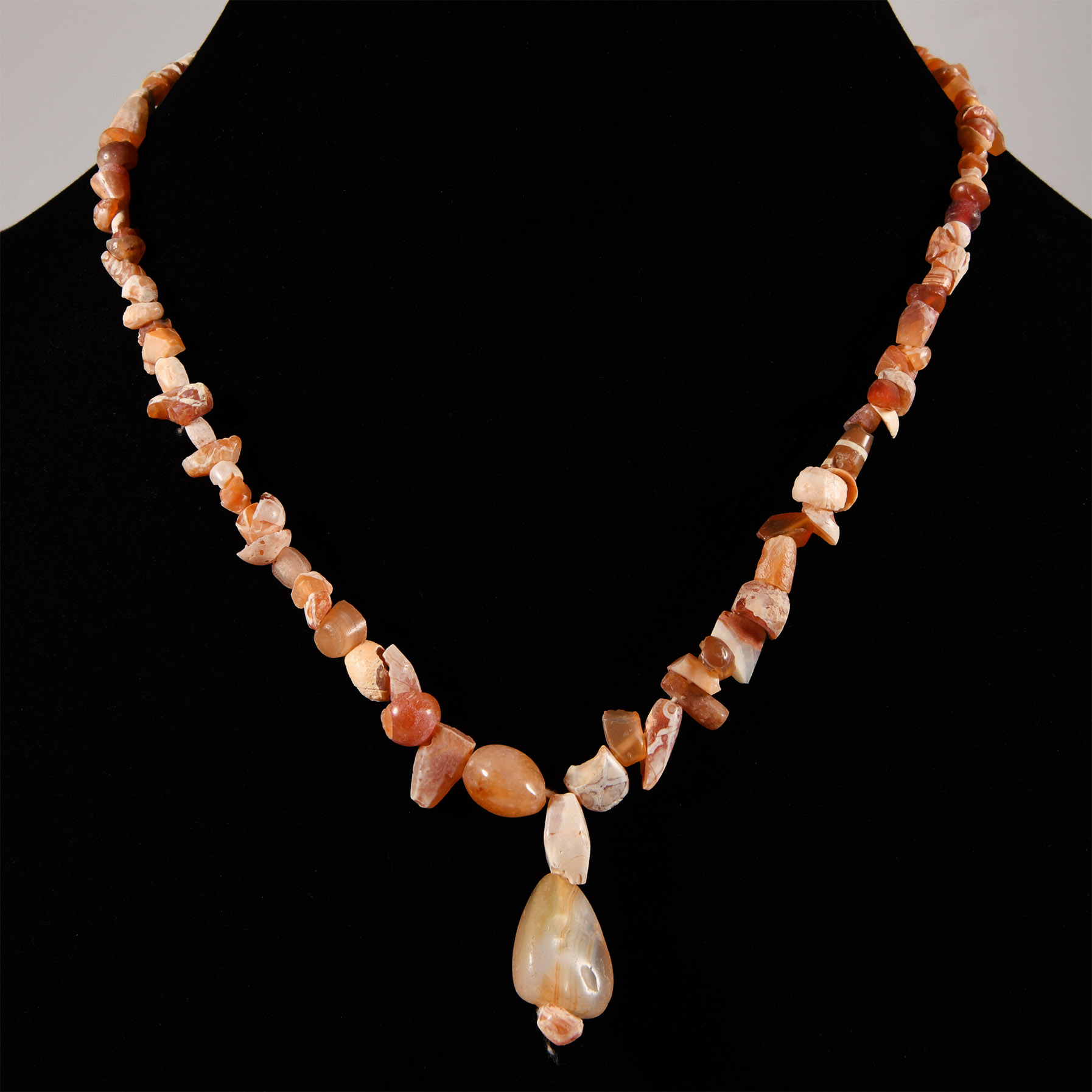 Western Asiatic Carnelian Bead Necklace String