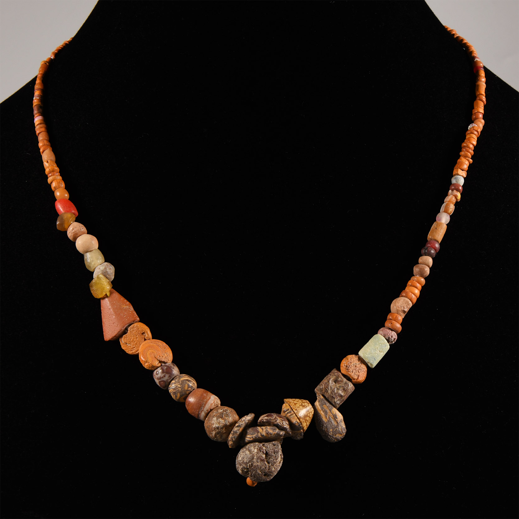 Western Asiatic Mixed Bead Necklace String