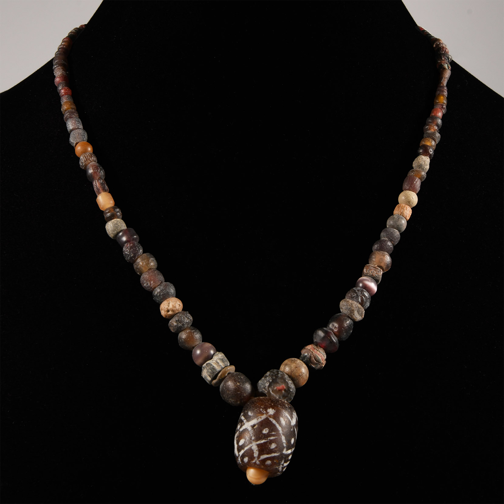 Western Asiatic Mixed Bead Necklace String