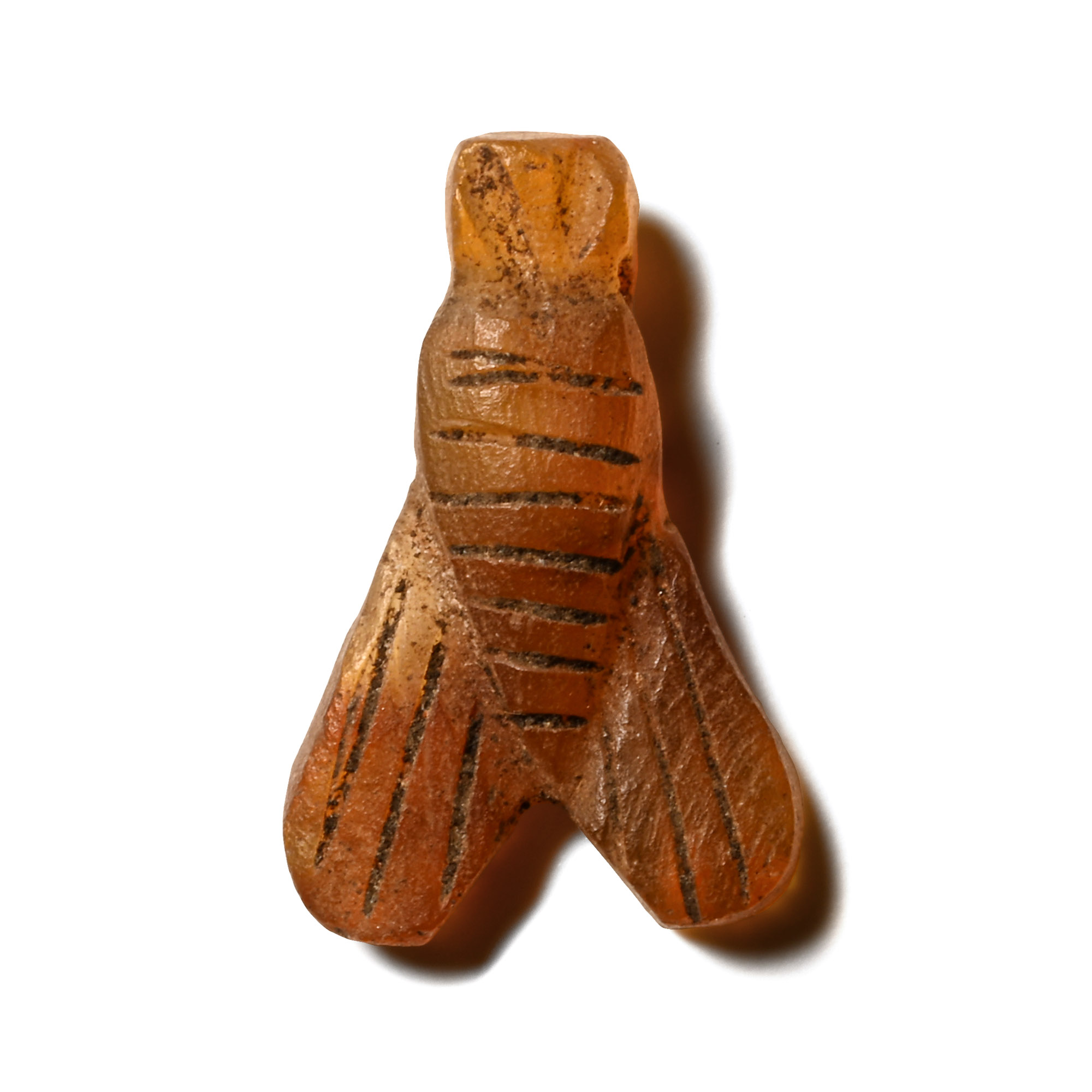 Egyptian Hardstone Fly Amulet