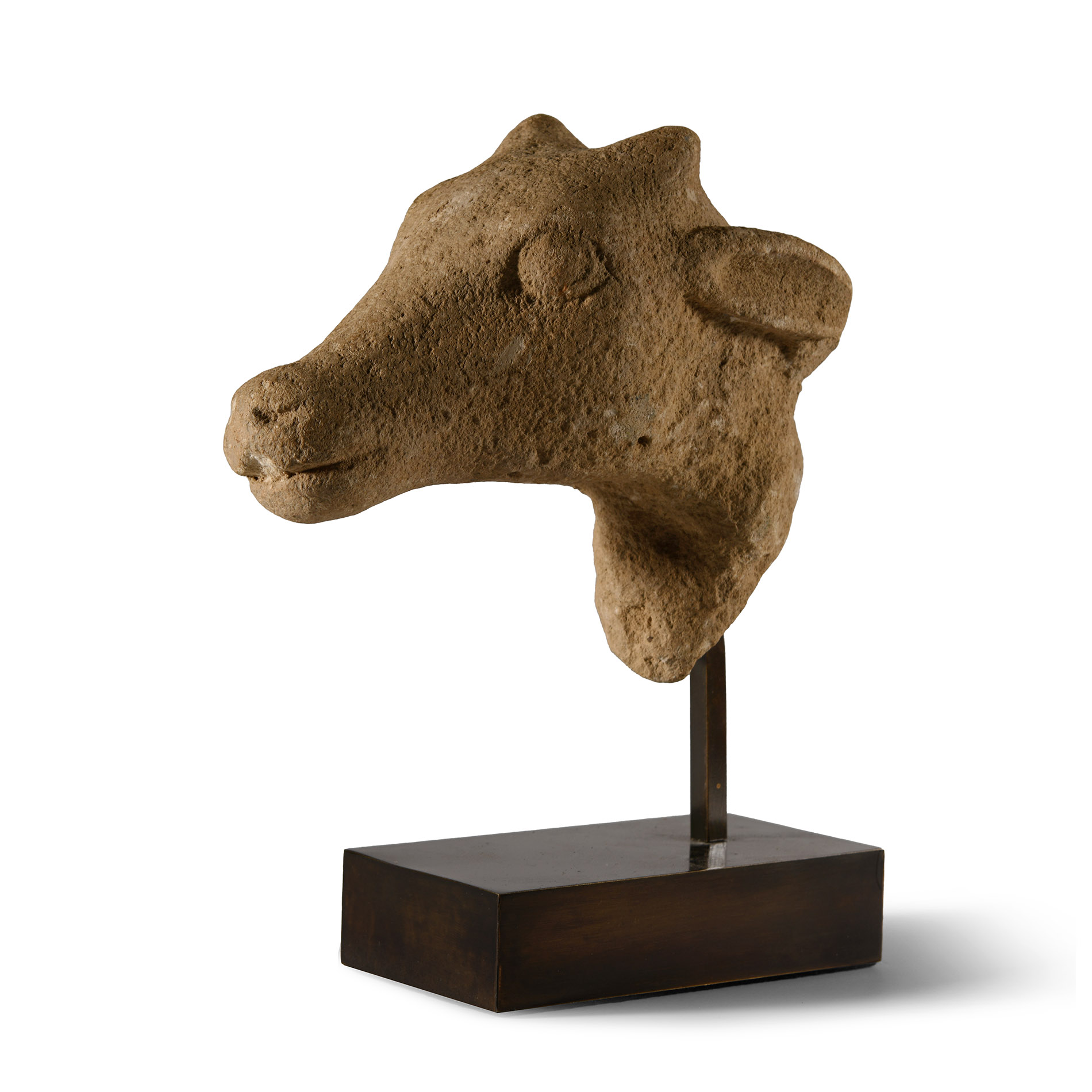 Cypriot Limestone Head of a Deer