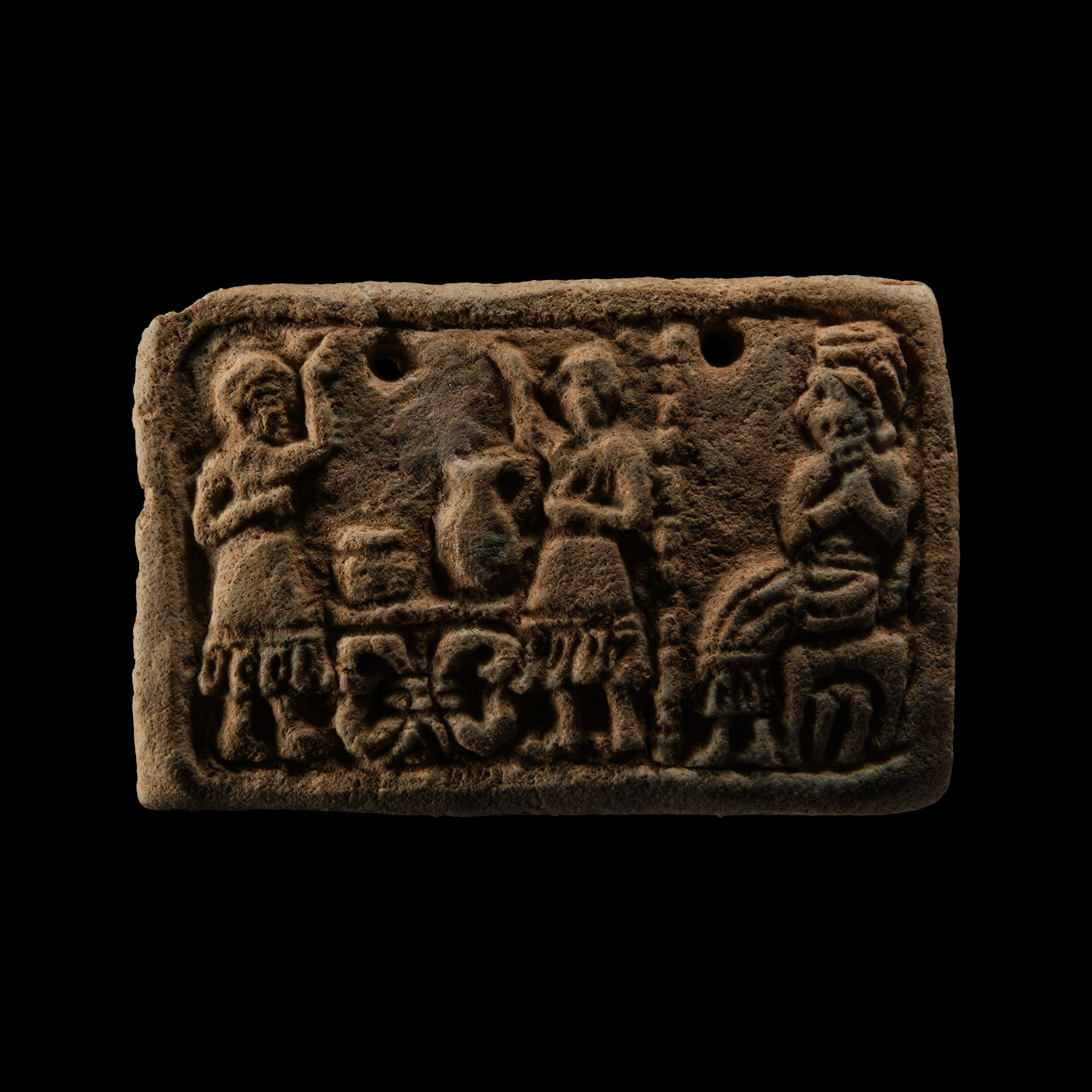 Sumerian Faience Plaque