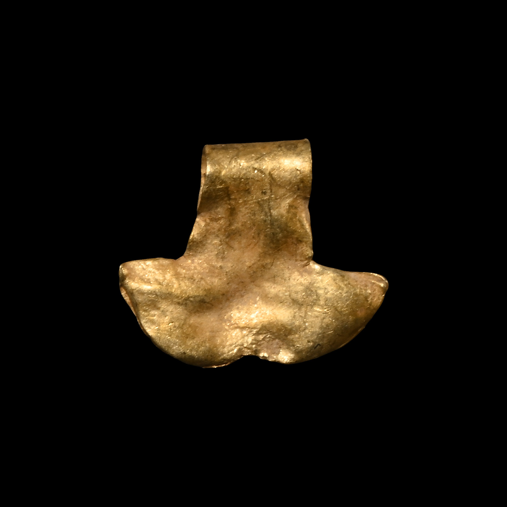 Viking Age Gold Axe-Shaped Pendant