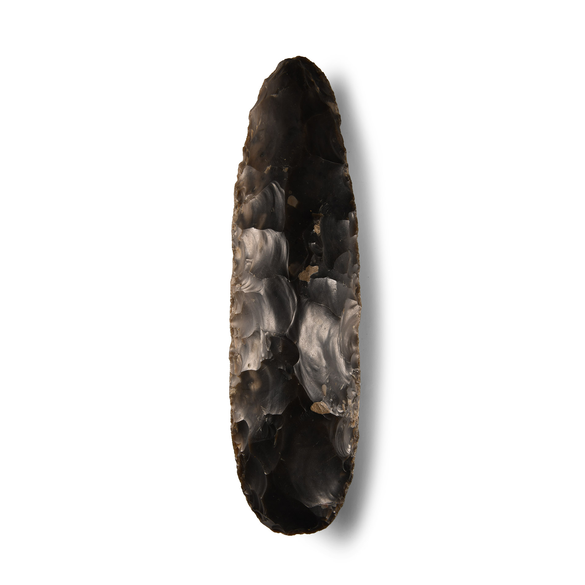Exceptionally Large Stone Age Knapped Flint Axehead