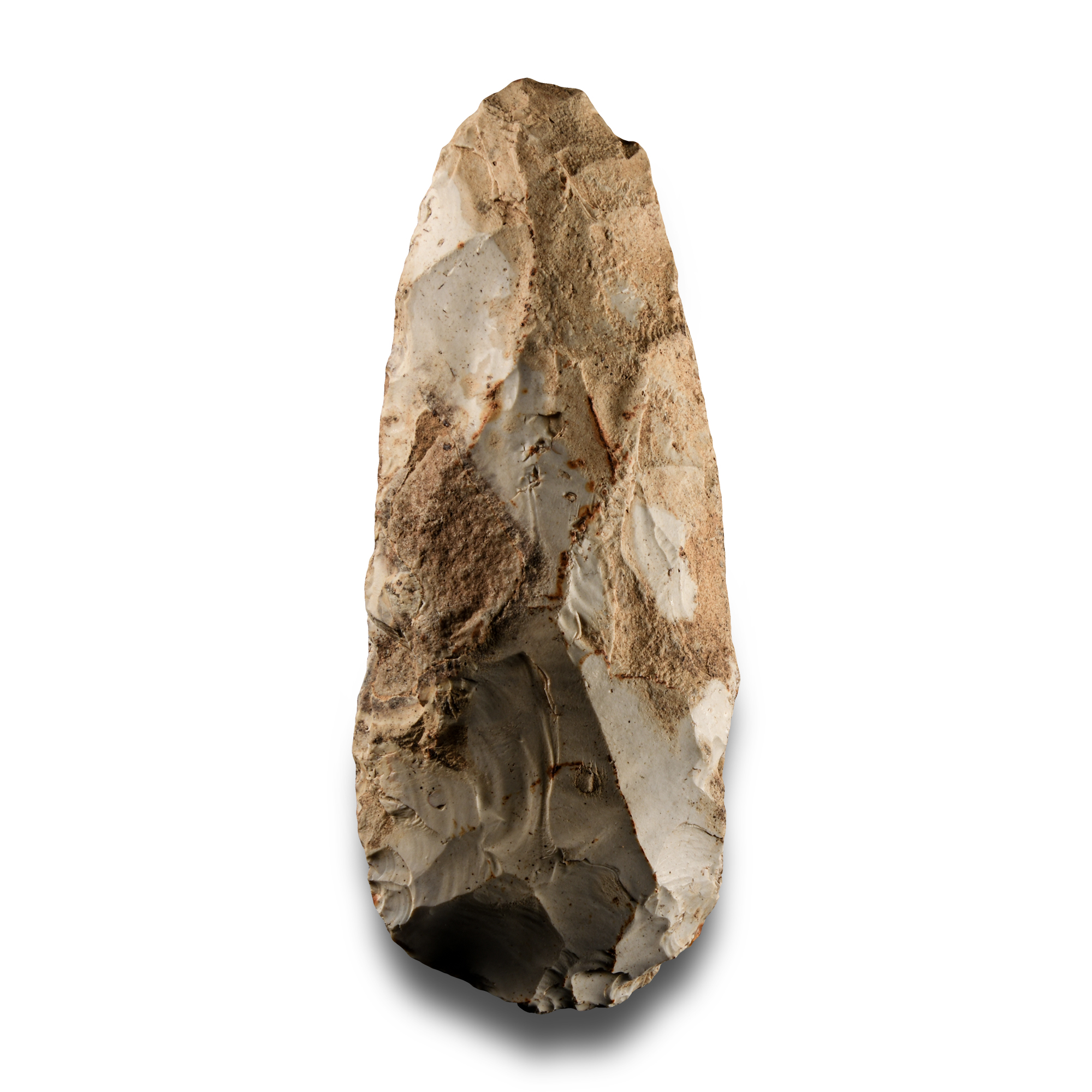 Stone Age 'Salisbury' Grey with Cortex Knapped Flint Axe