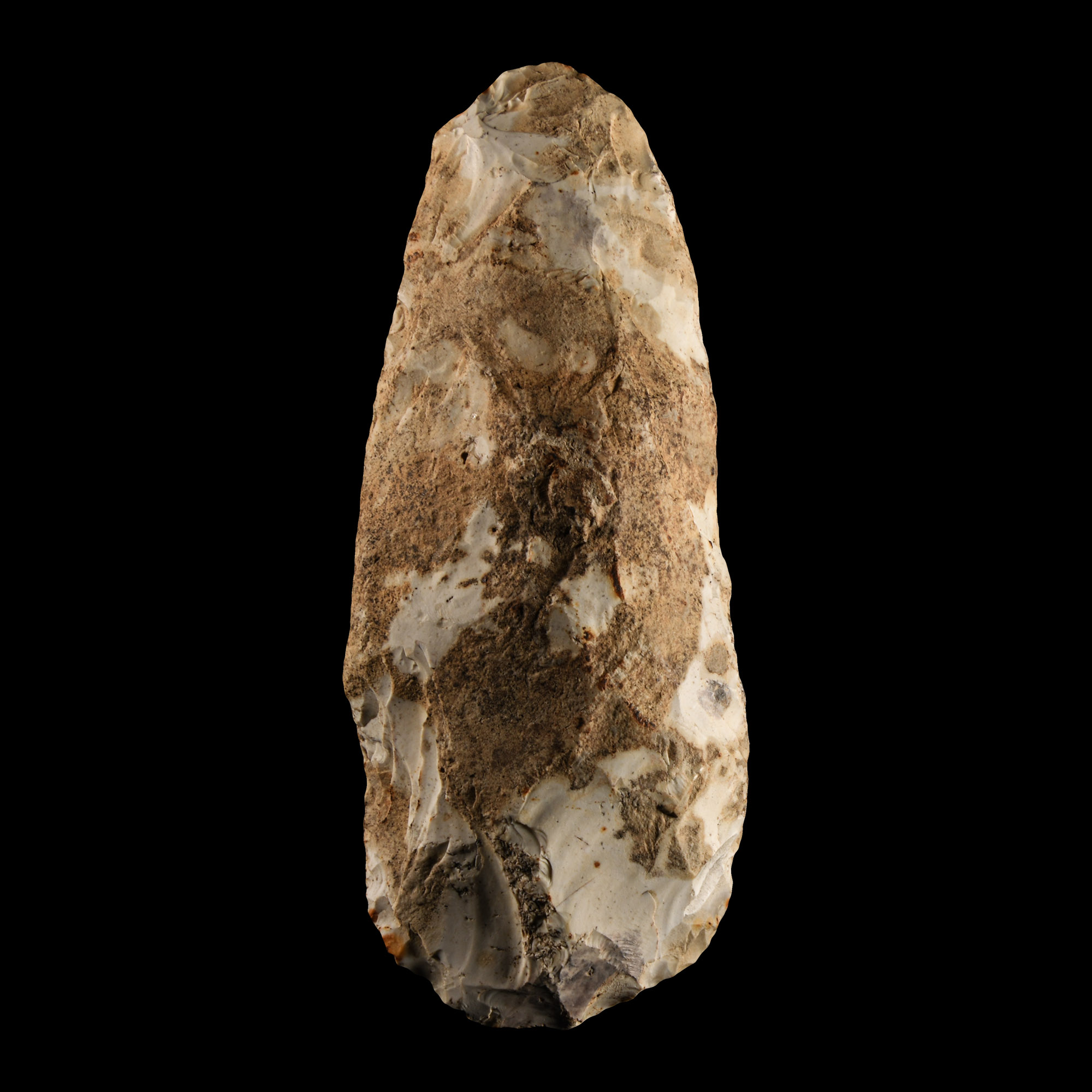 Stone Age 'Salisbury' Grey with Cortex Knapped Flint Axe