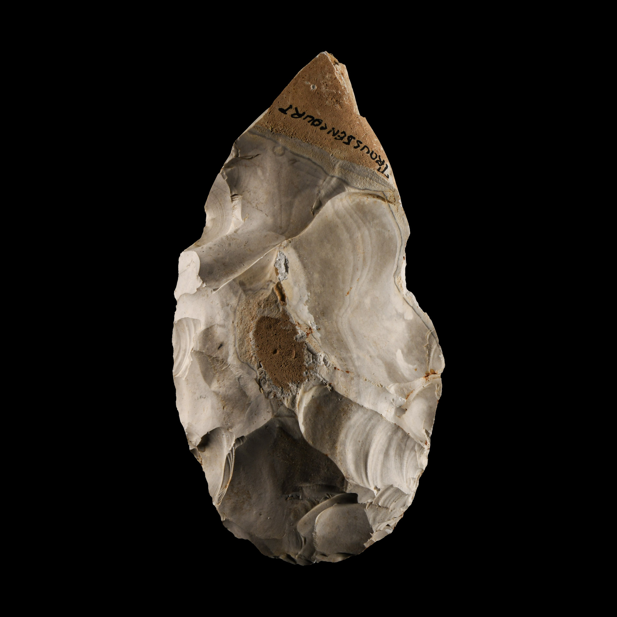 Stone Age 'Trossencourt' Grey Knapped Flint Handaxe