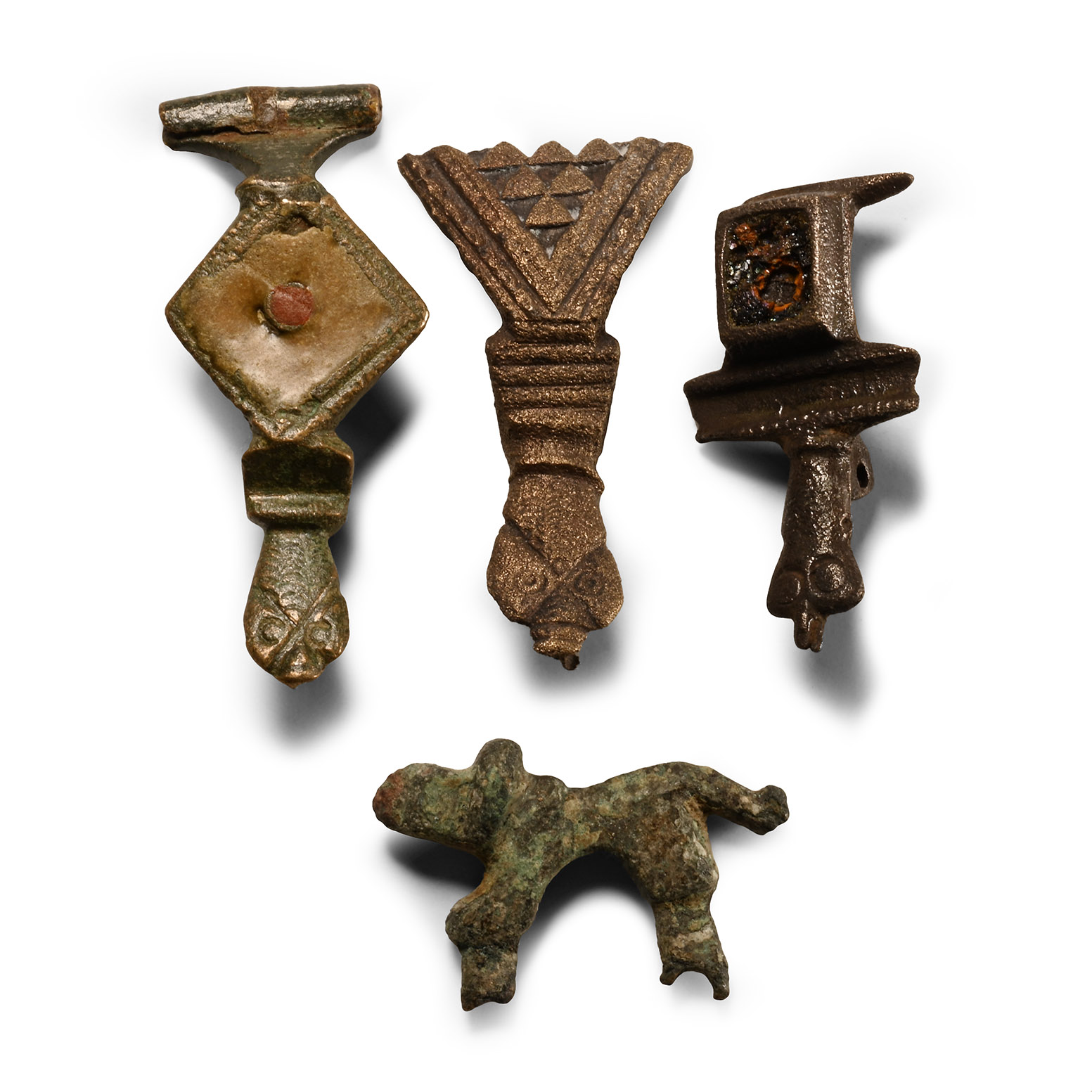 Roman Bronze Brooch Group