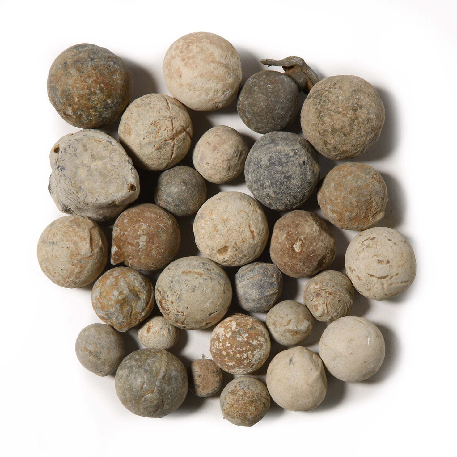 Post Medieval Lead Musket Ball and Pistol Shot Collection