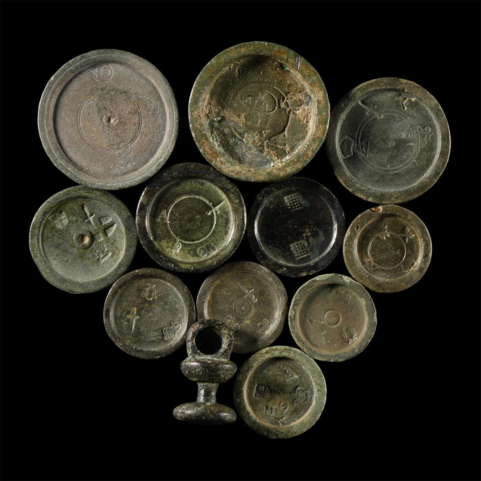Post Medieval Bronze Trade Weight Collection