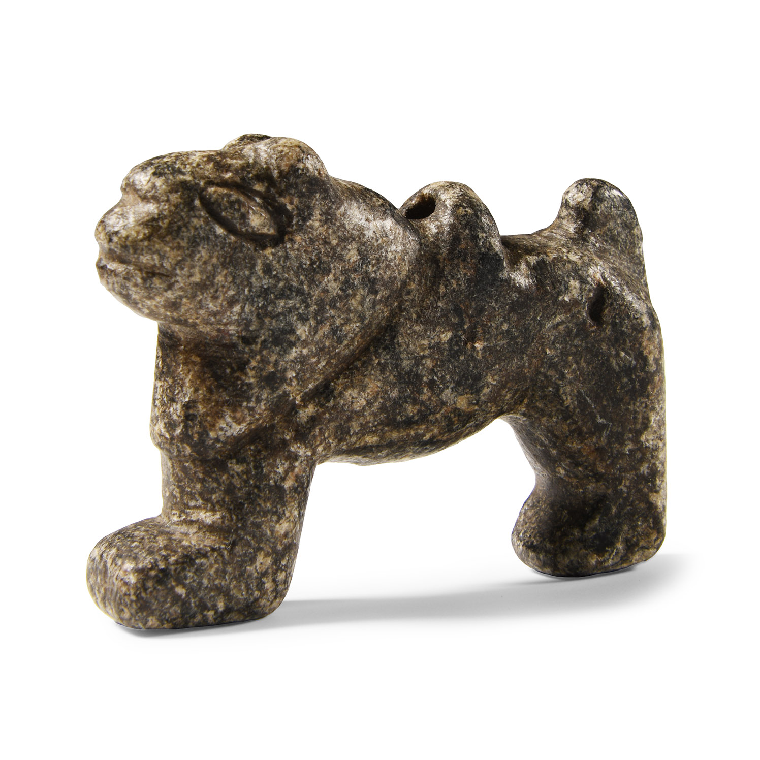 Western Asiatic Stone Lion Pendant