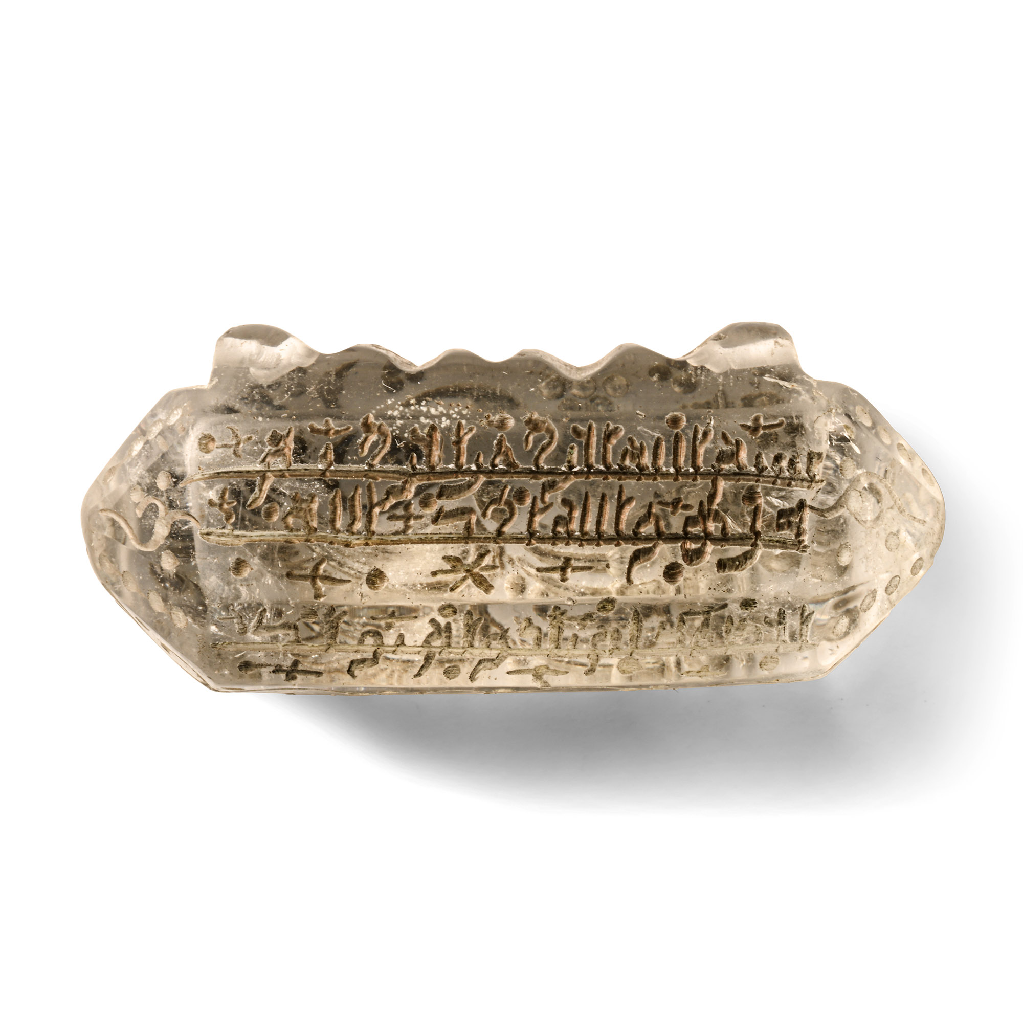 Rock Crystal Engraved Seal